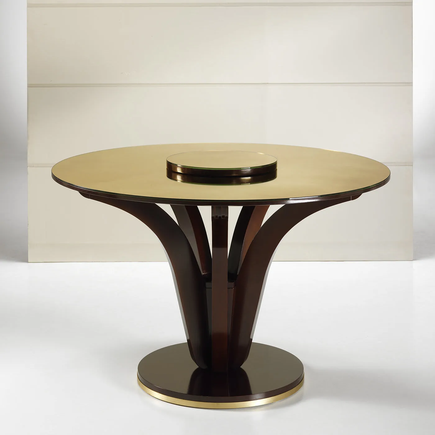 Gold Mirror Side Table