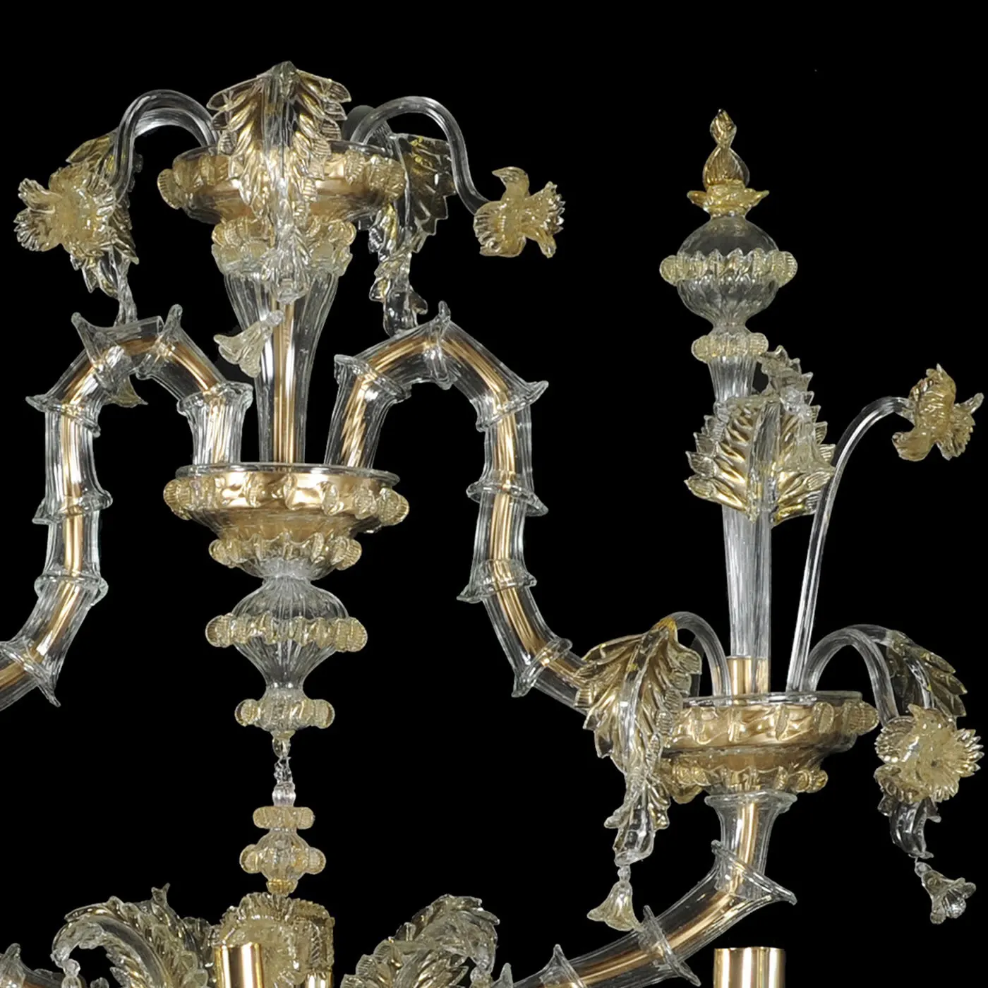 Golden Boat Chandelier