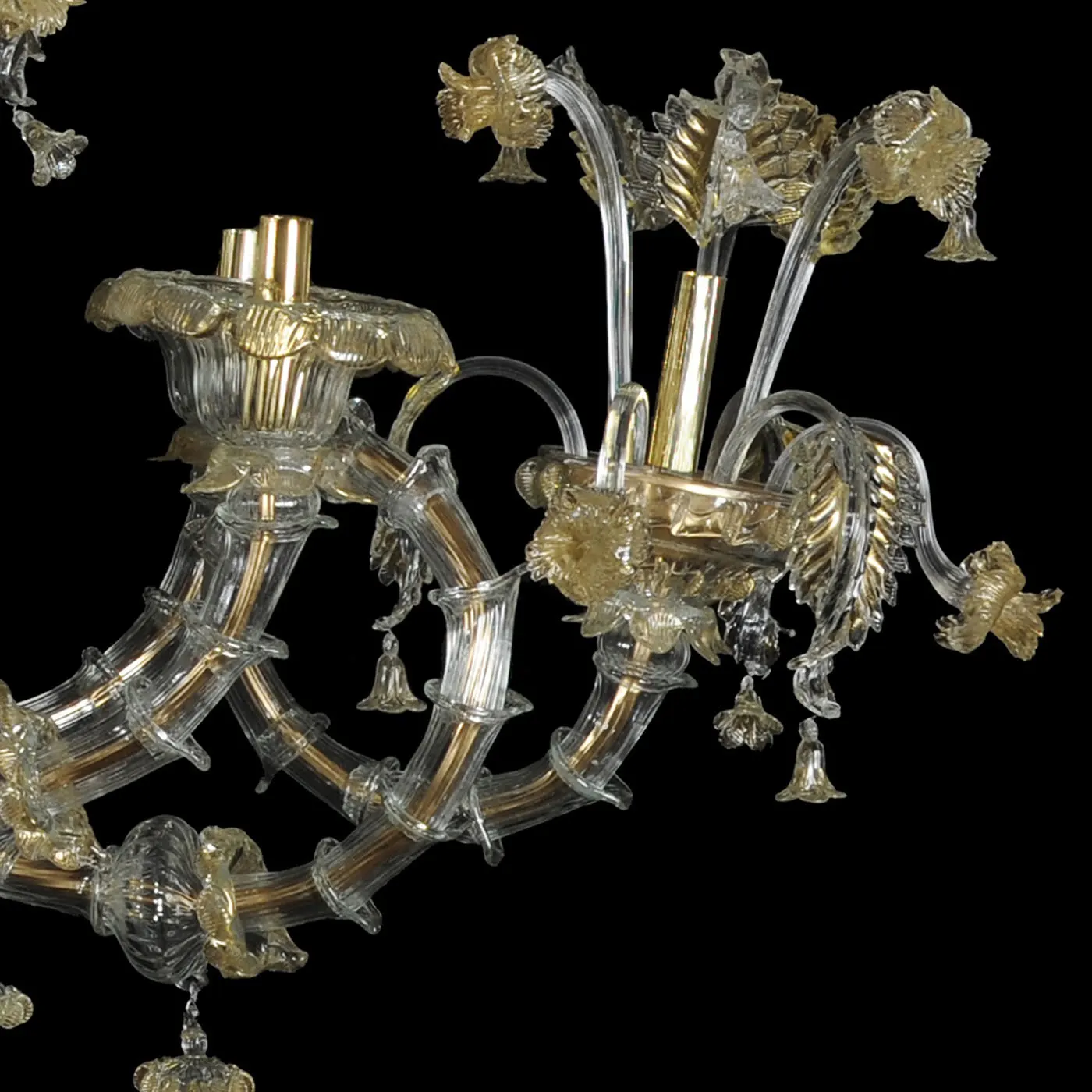 Golden Boat Chandelier