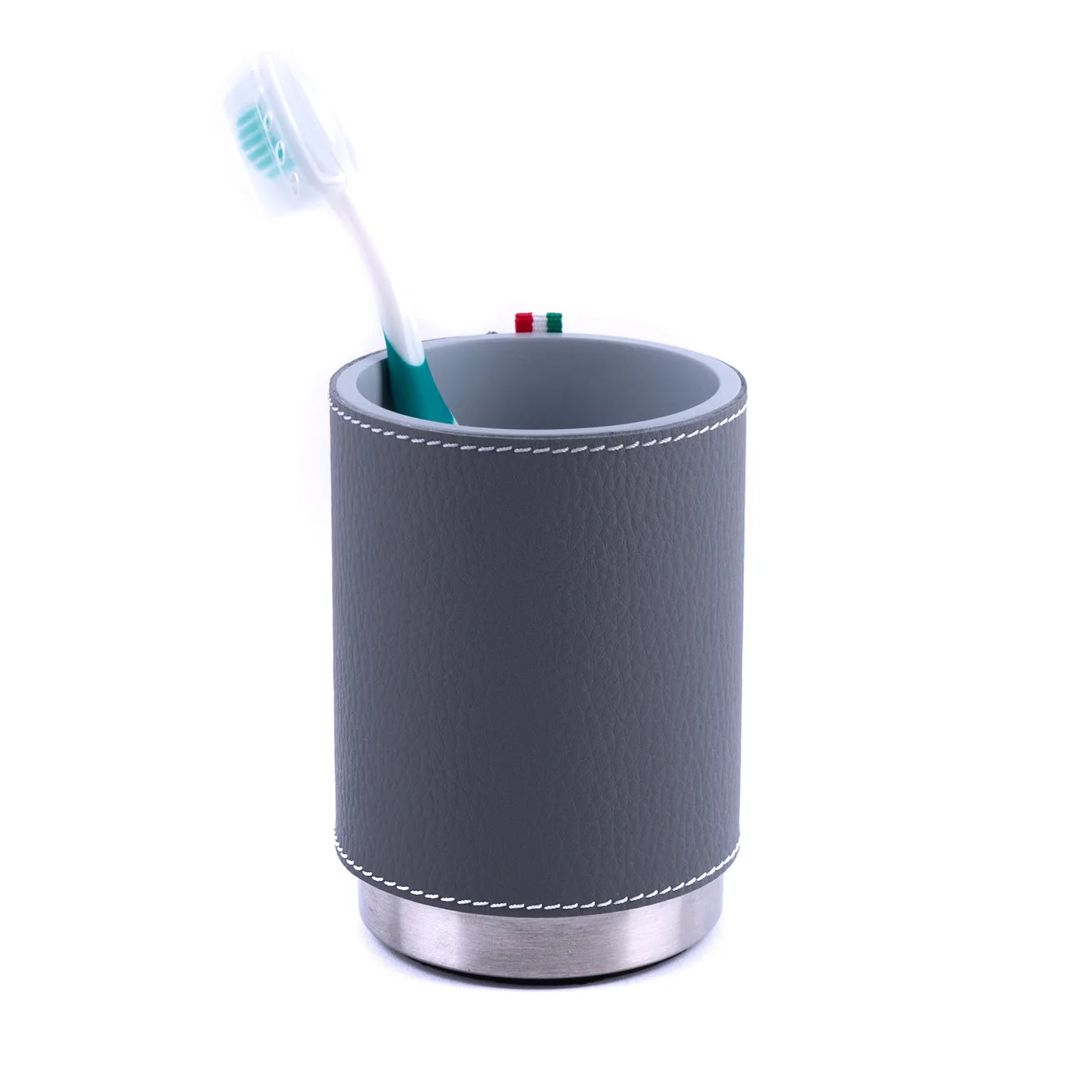 Gray Toothbrush Holder