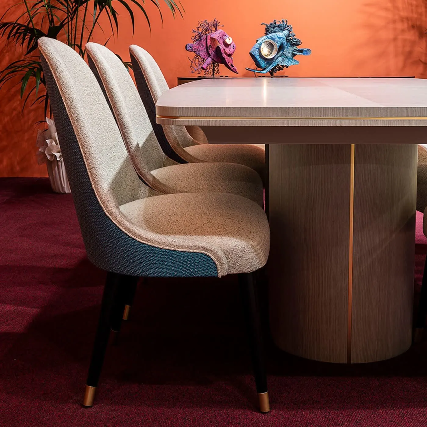 Gwenda Gray & Peacock Blue Chair