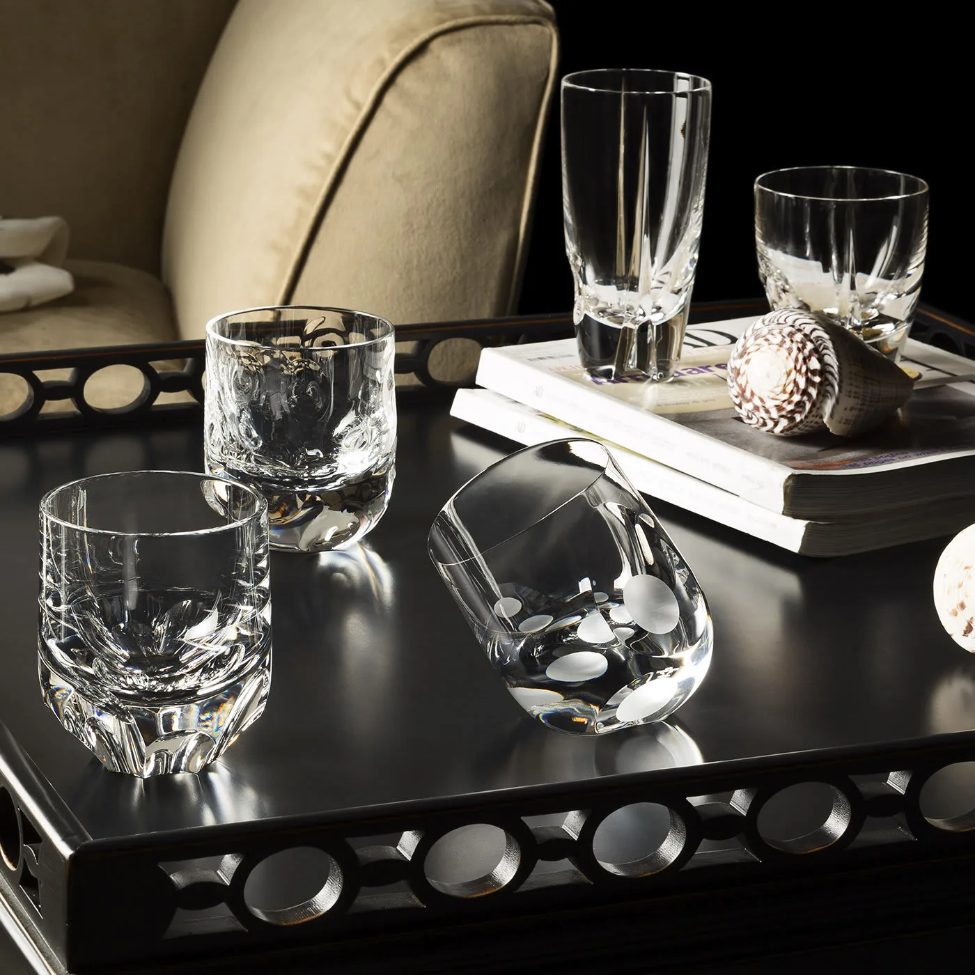 Harrys Fire Set of 6 Whisky Glasses