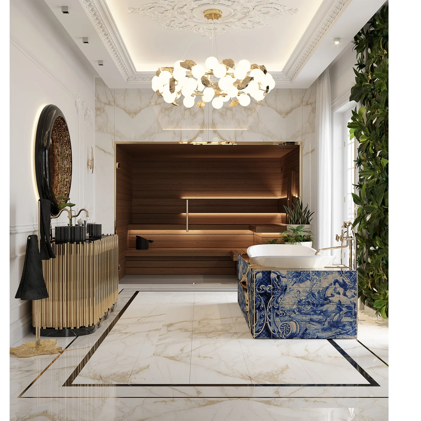 Hera Round Suspension Lamp