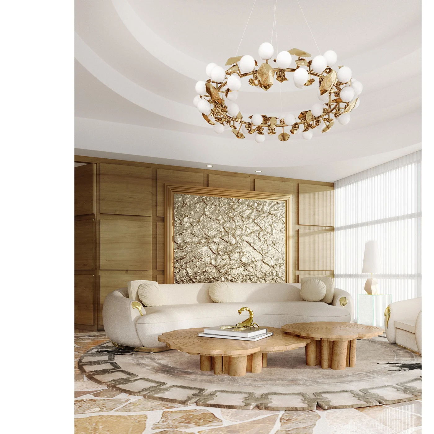 Hera Round Suspension Lamp