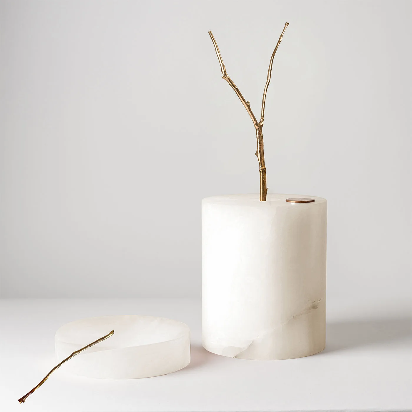 Here and Now White Onyx Vase B