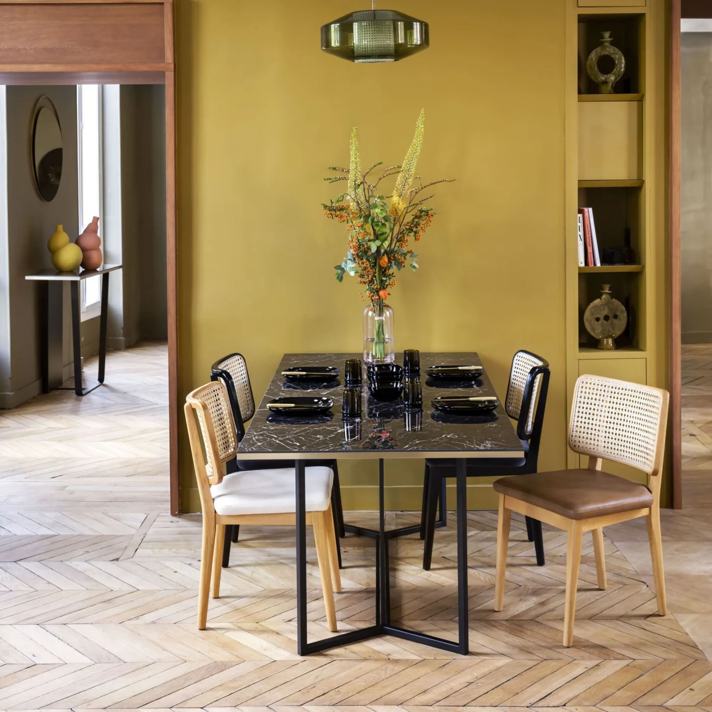 Horizon Rectangular Ceramic Dining Table