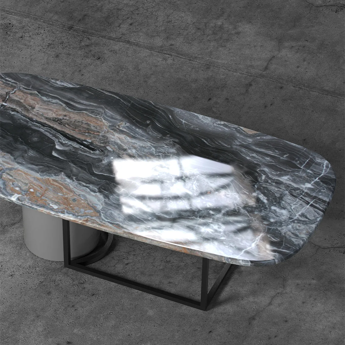 Horus Arabescato Orobico Marble Dining Table