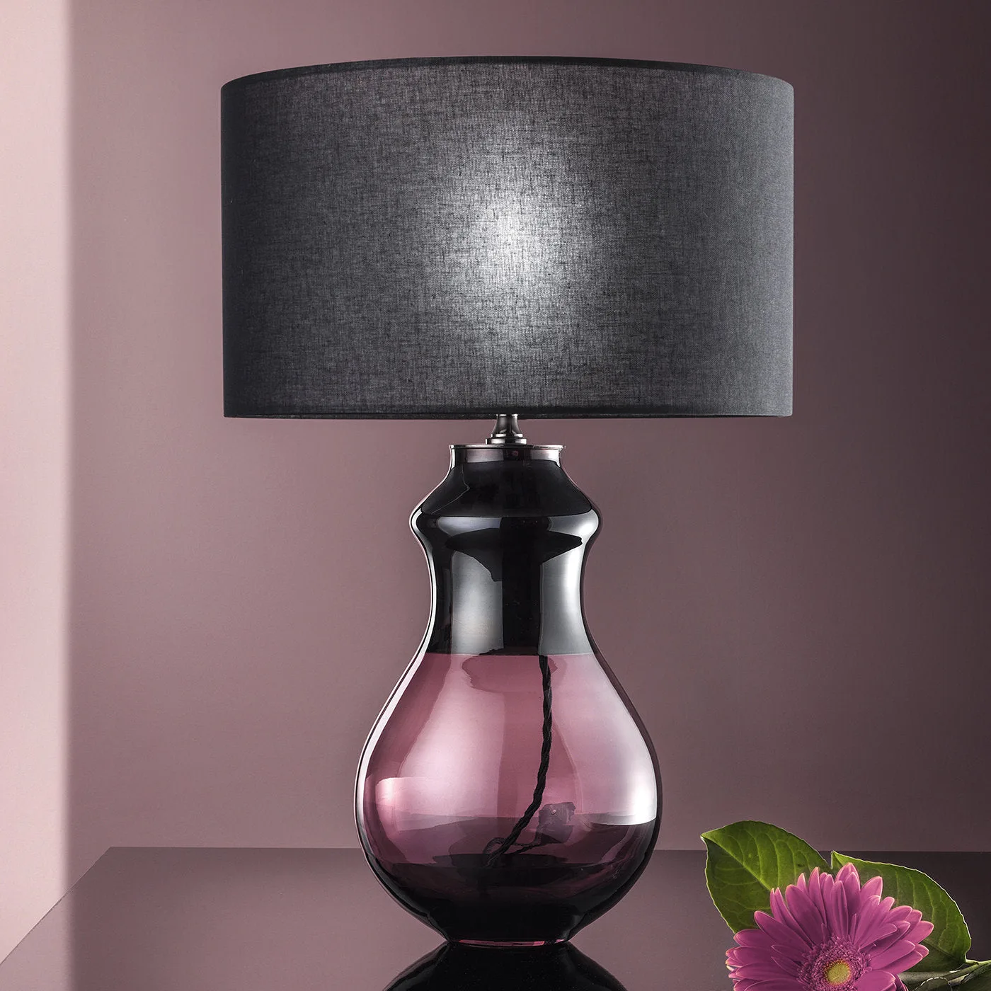 Infinity Fuchsia Table Lamp