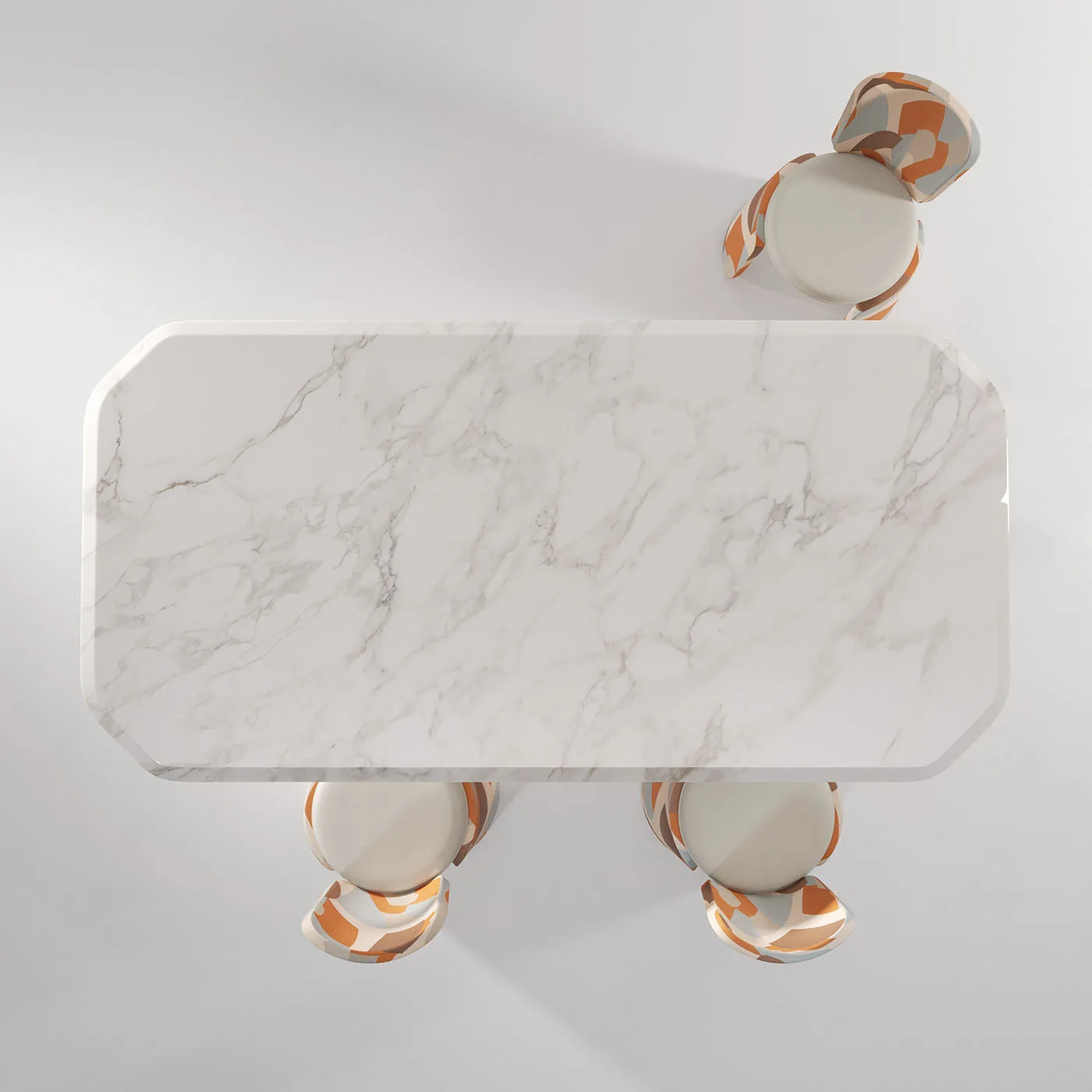 Inge Calacatta Marble Dining Table