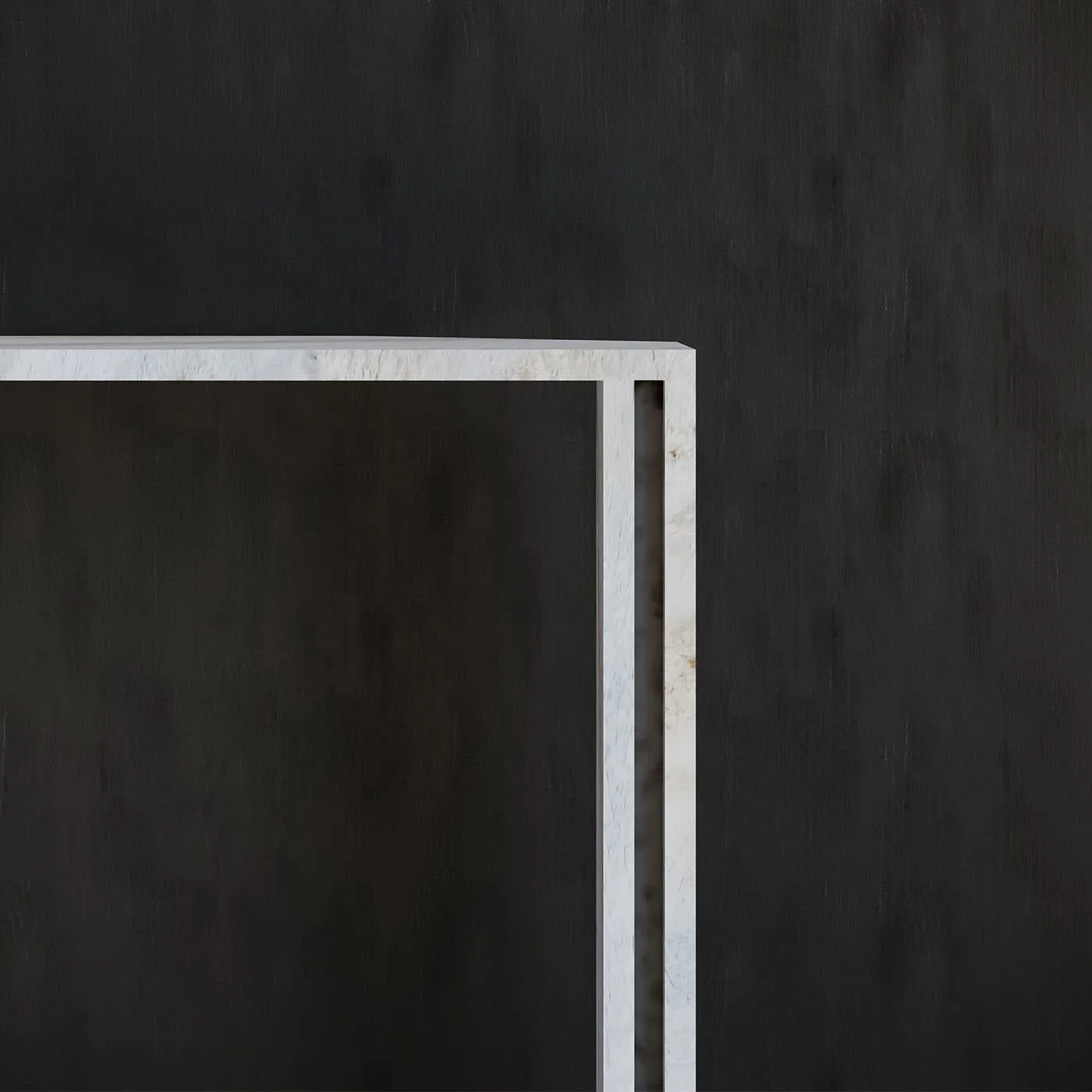 Innis Light Blue Marble With Metal Insert Console