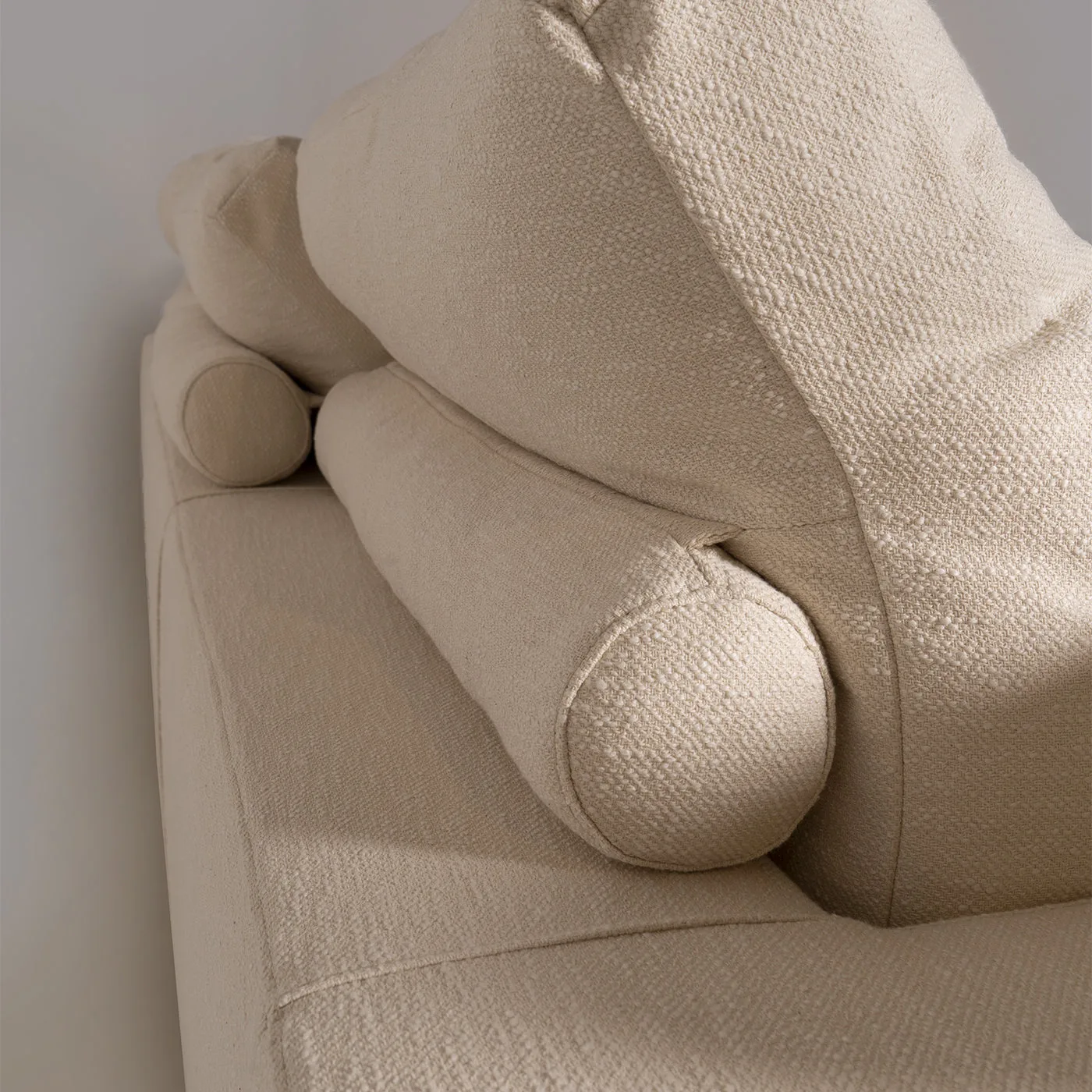 Italo White Fabric Modular Sofa