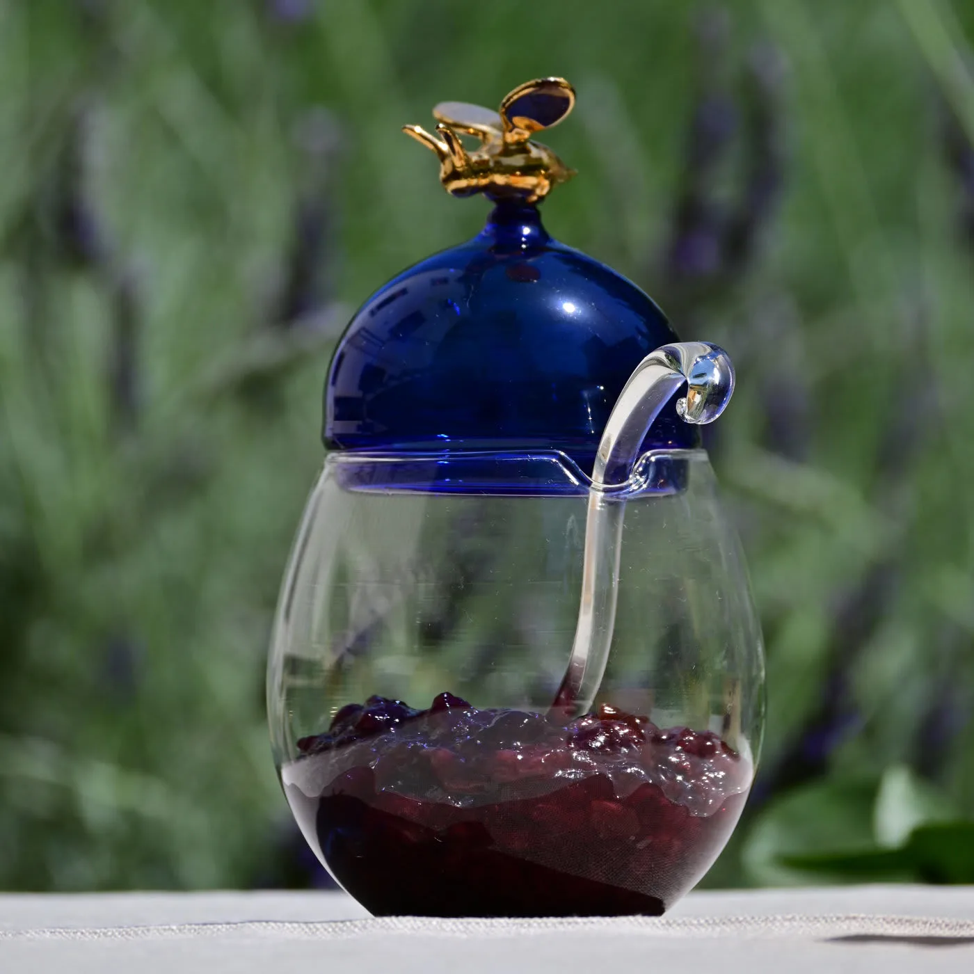 Jam Container With Bee Detail