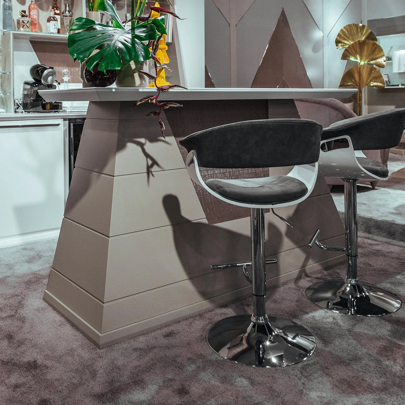 Joyce Bar Stool By Pino Vismara