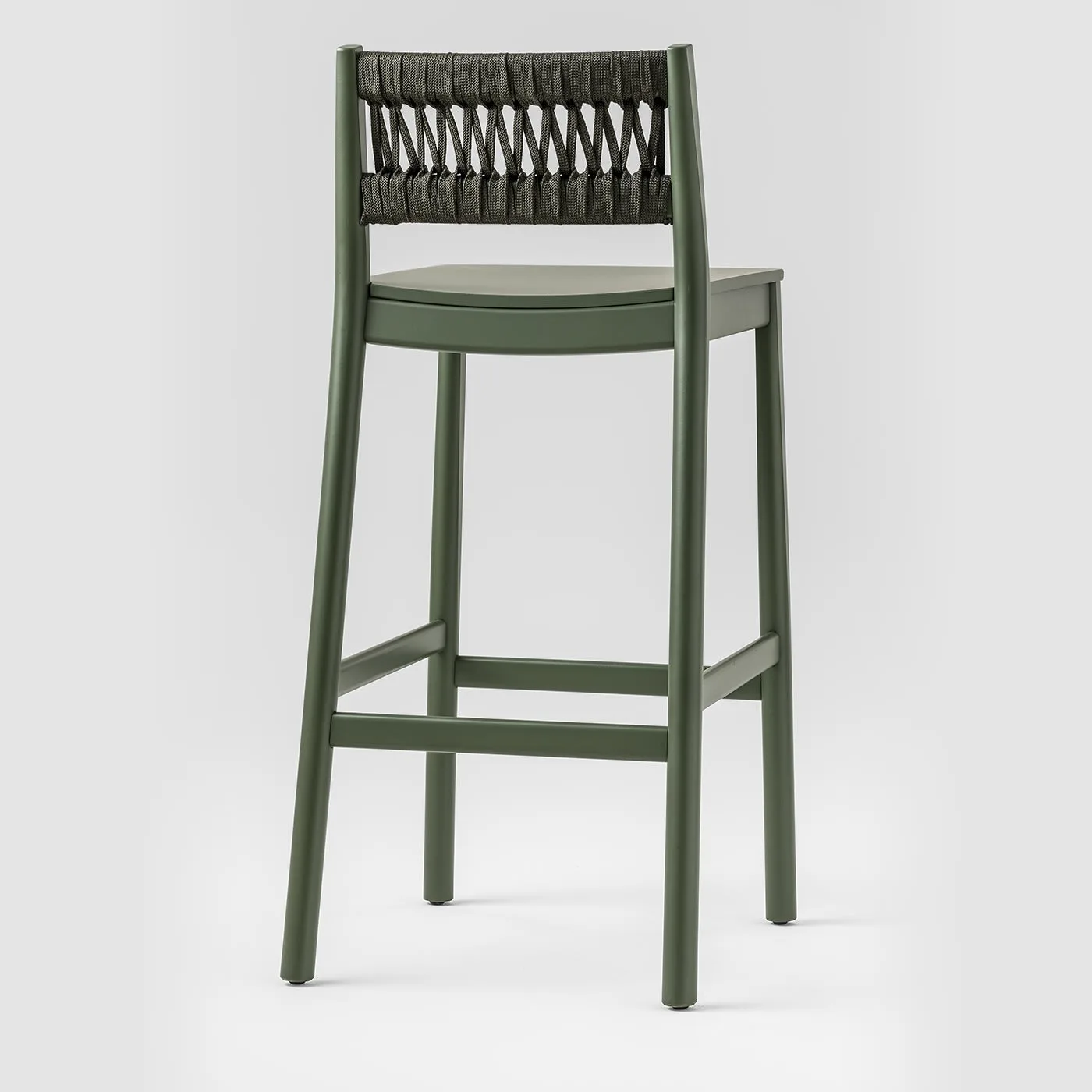Julie Dark Green Stool By Emilio Nanni
