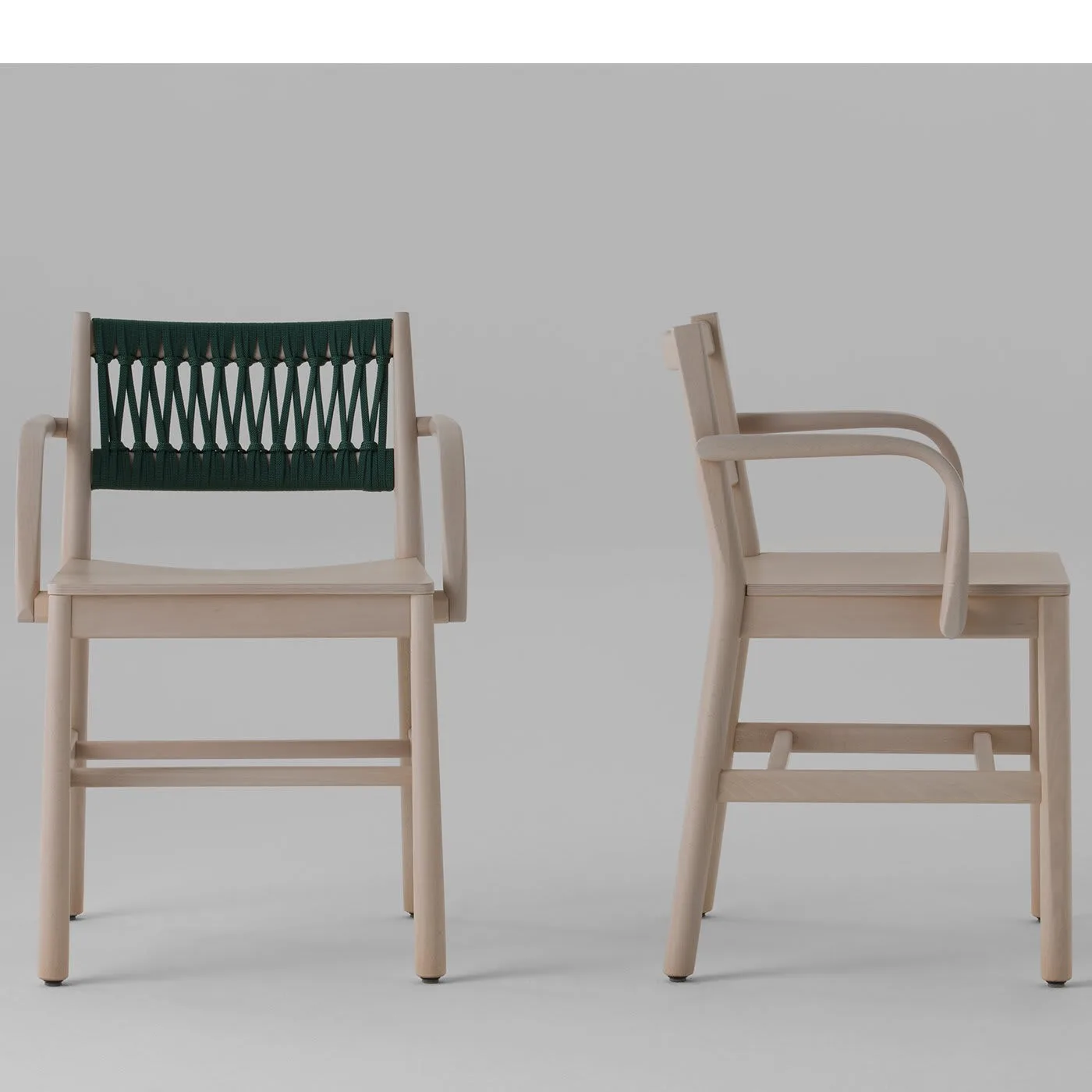 Julie In Chair With Green Backrest