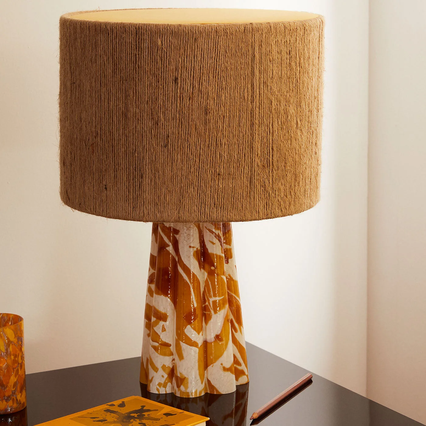 Karkade Murano Glass Bucket Lamp