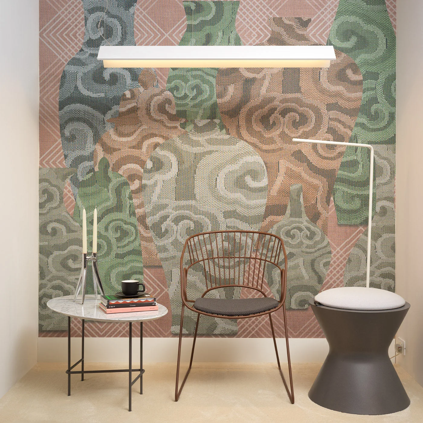 Kesi Stool With Stroage Compartment