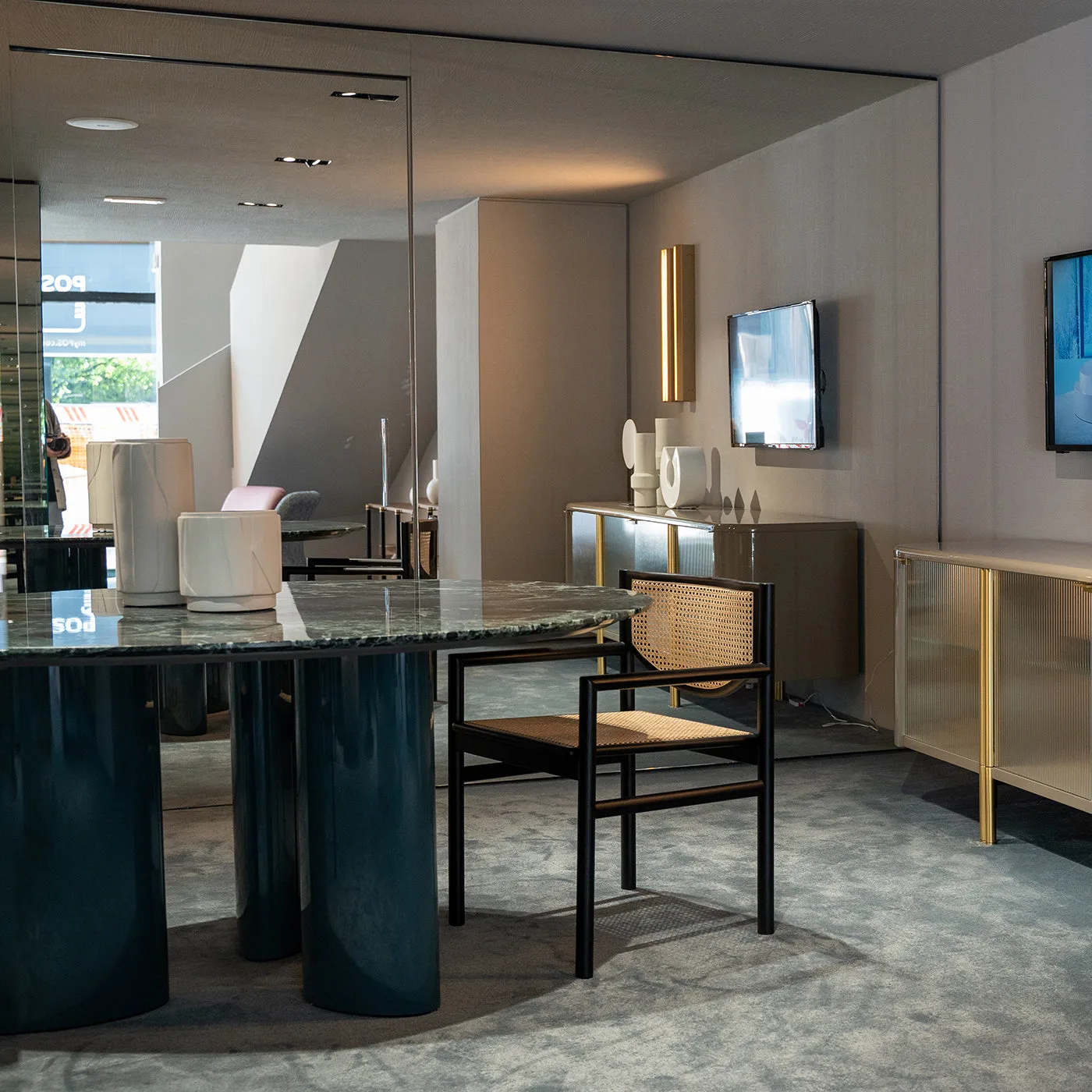 Klara Black Ash Wood & Natural Vienna Straw Chair by CSM