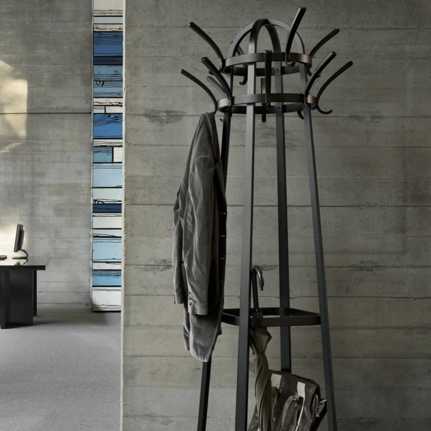 Kolo Moser Black Coat Rack