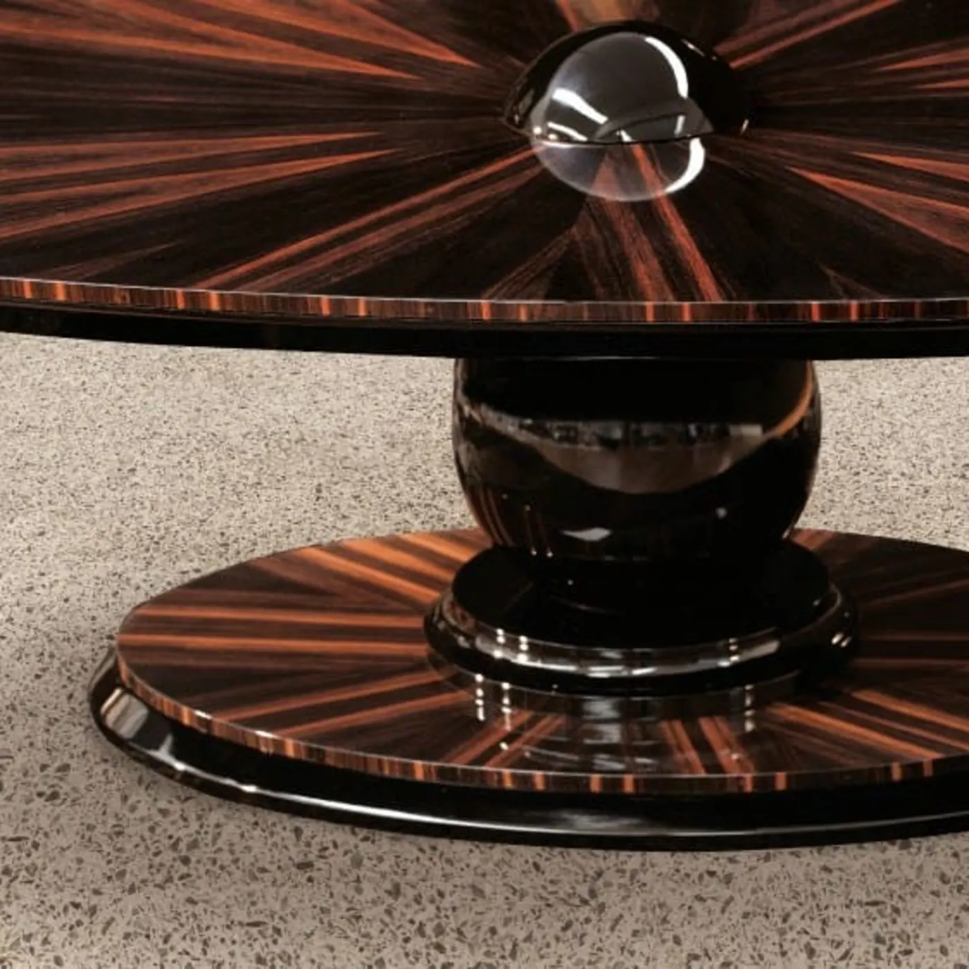 Koval Low Oval Wooden Coffee Table