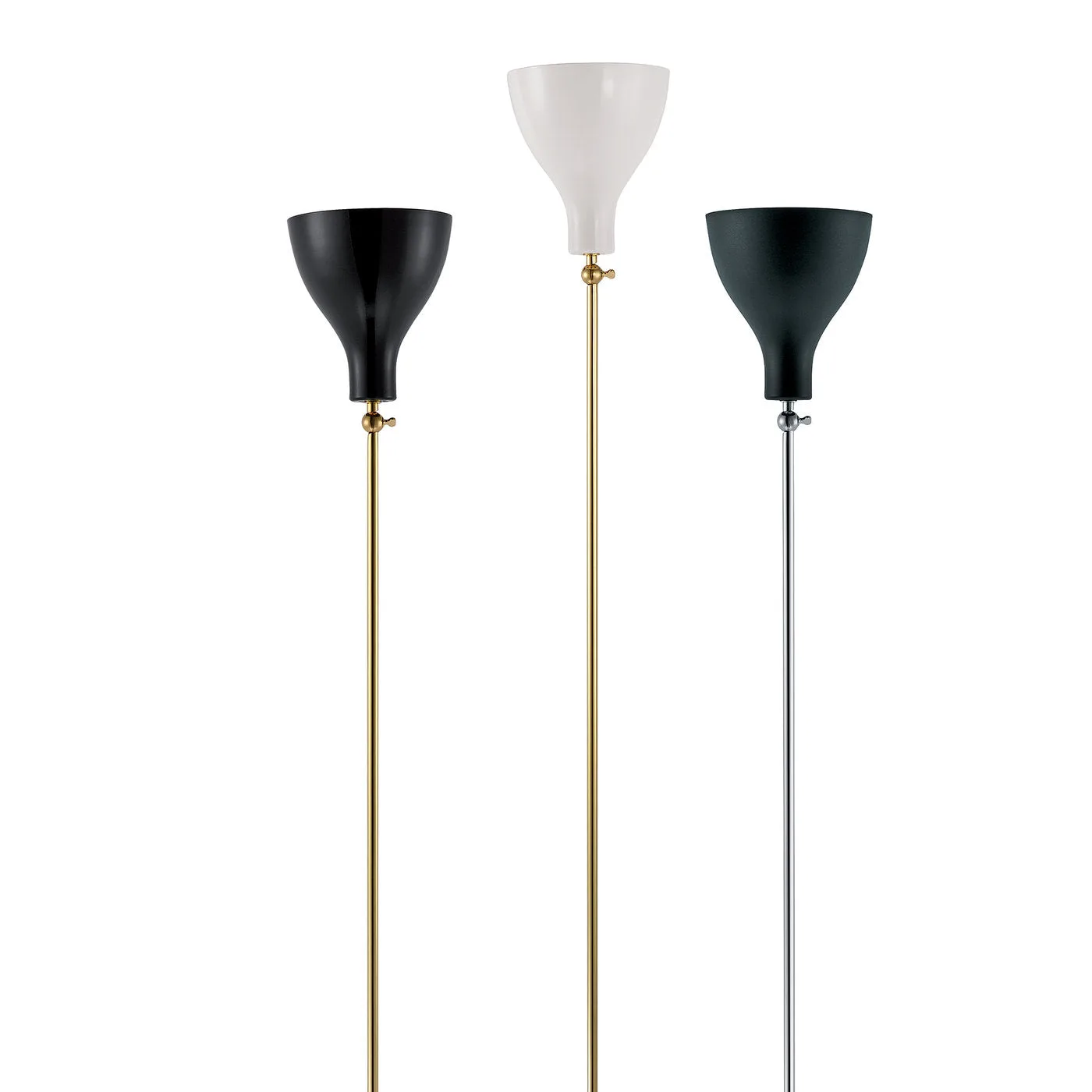 Lady V Tall Floor Lamo in Chrome