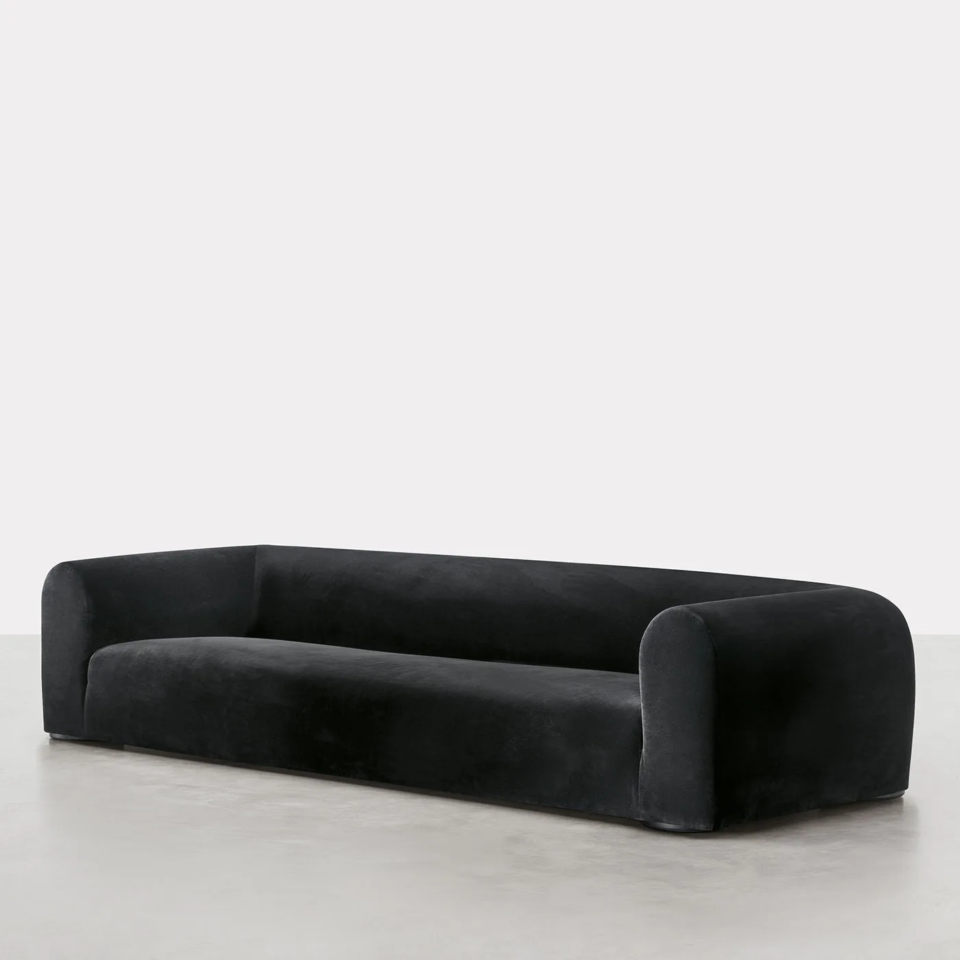 Lambert Contemporary Black Sofa By Dainelli Studio
