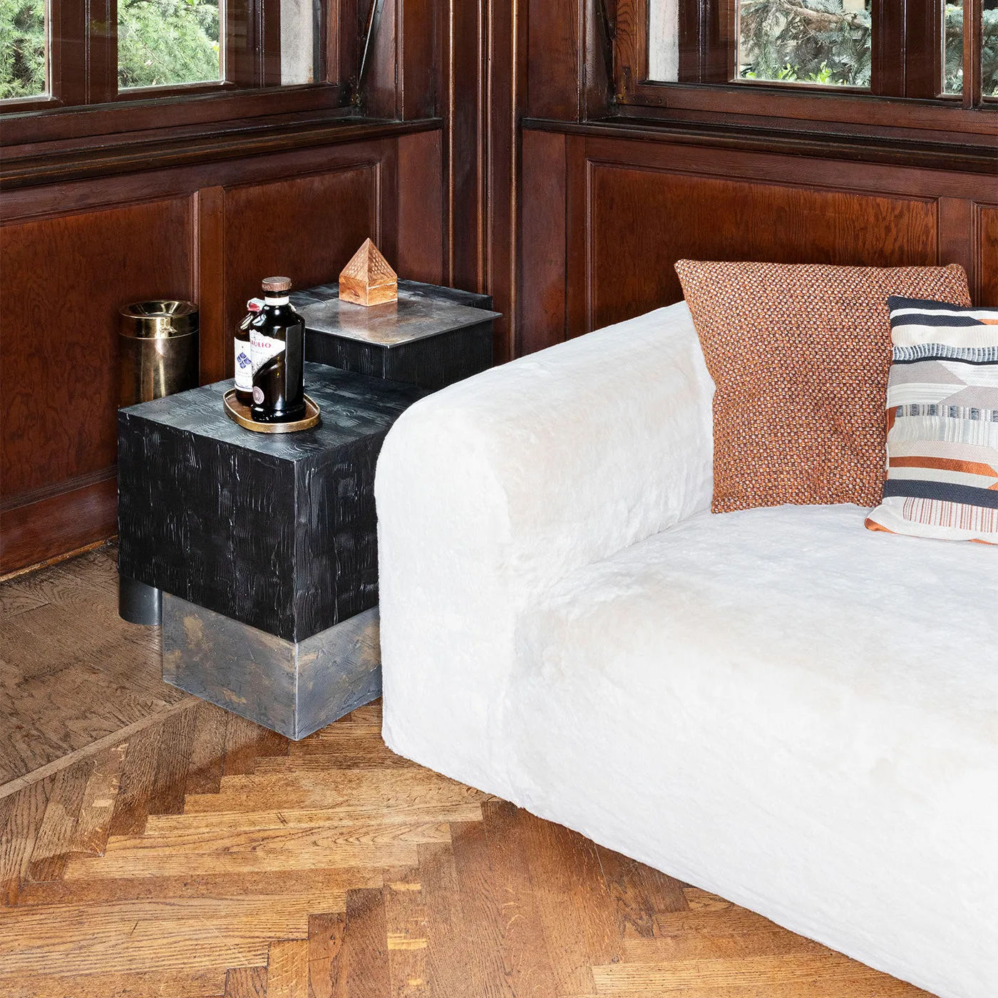 Lambert White Contemporary Sofa