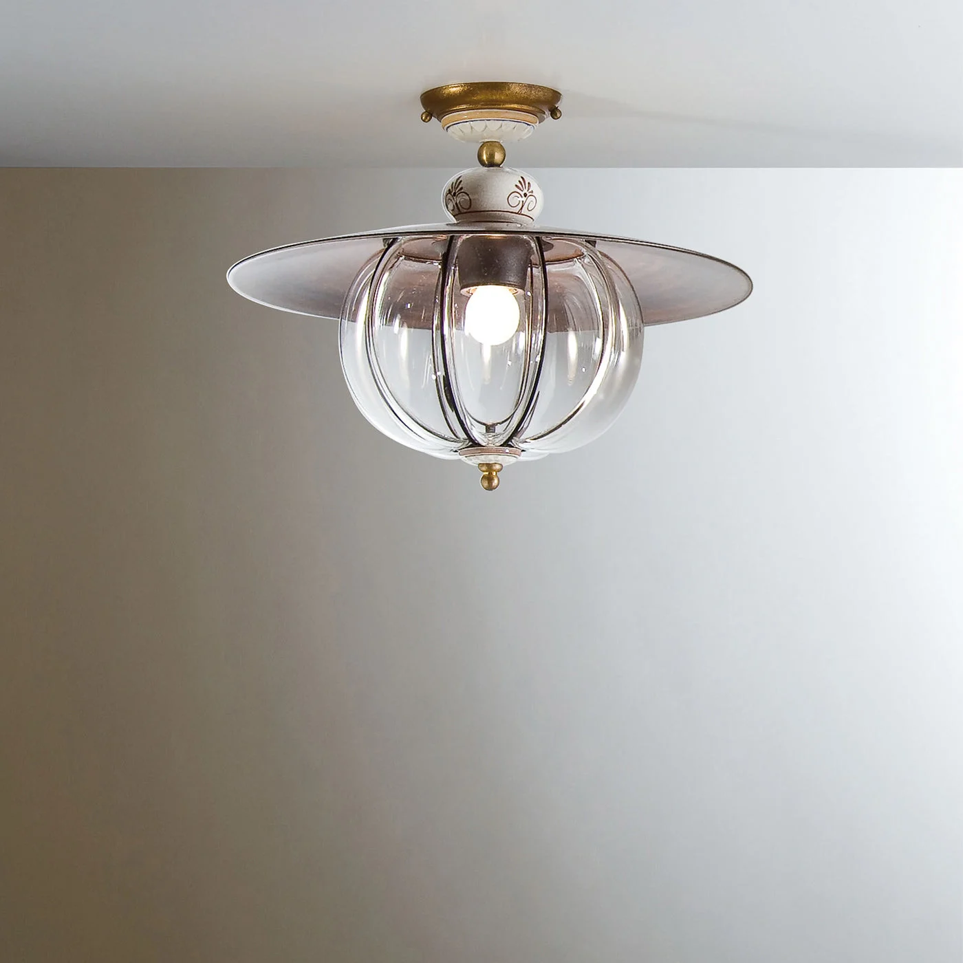 Lampara Mouth Blown Ceiling Lamp