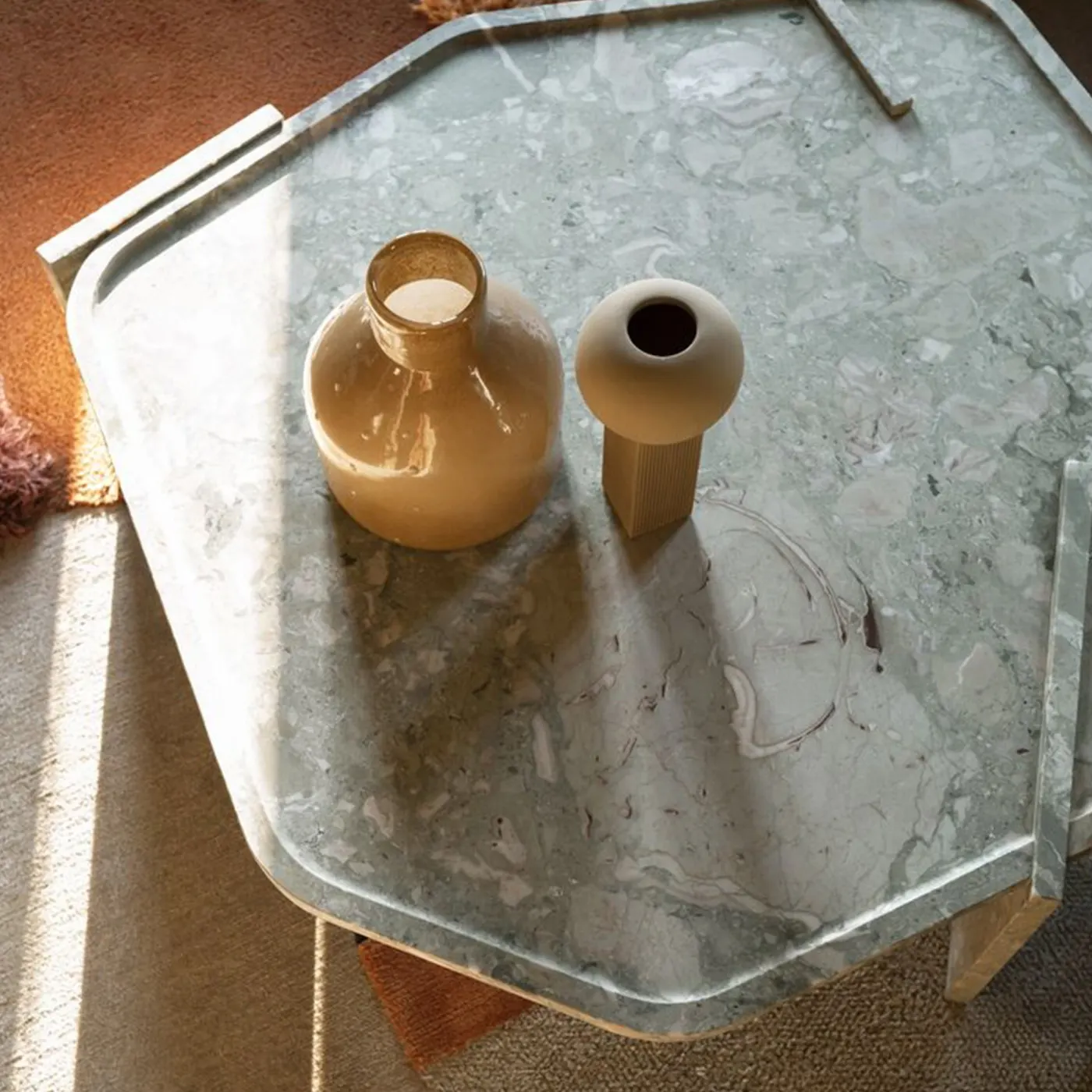 Lana Matte Wildflower Marble Table By Christophe Delcourt