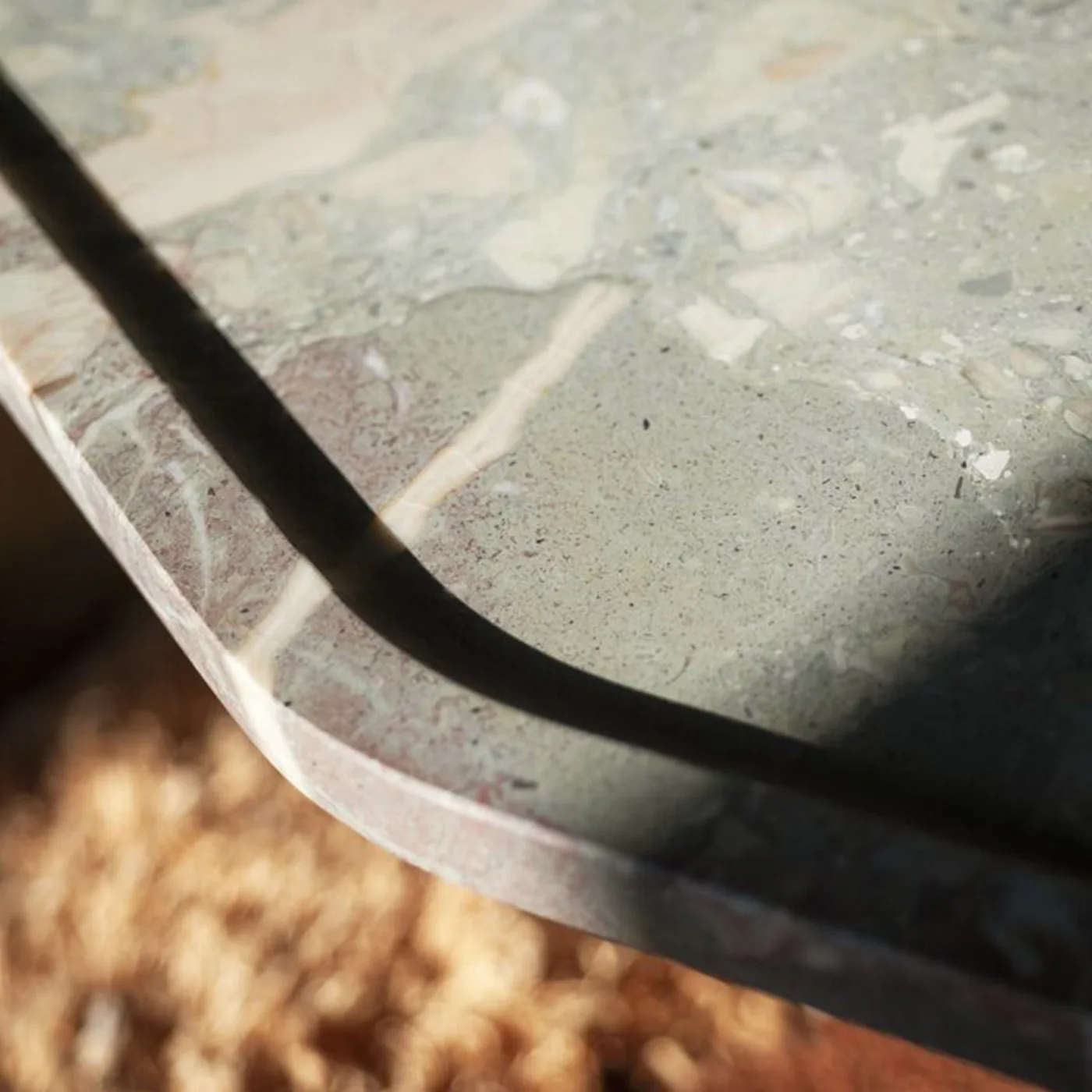 Lana Matte Wildflower Marble Table By Christophe Delcourt