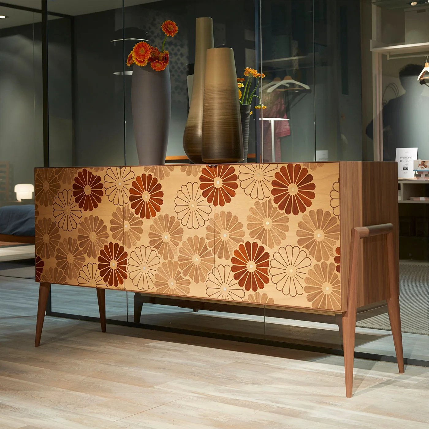 Lauta Floreale Wood Sideboard