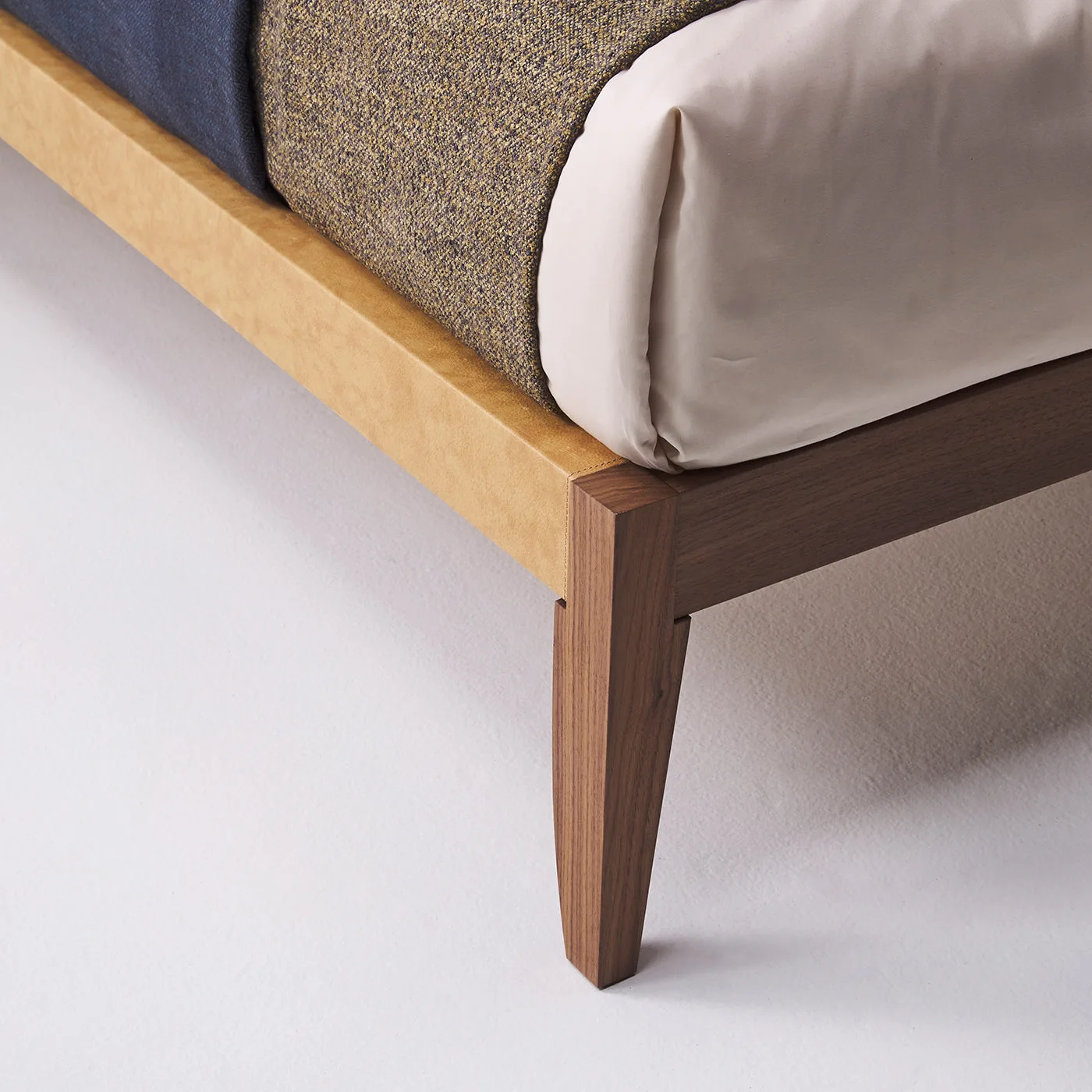 Levanto Beige Sleigh Bed