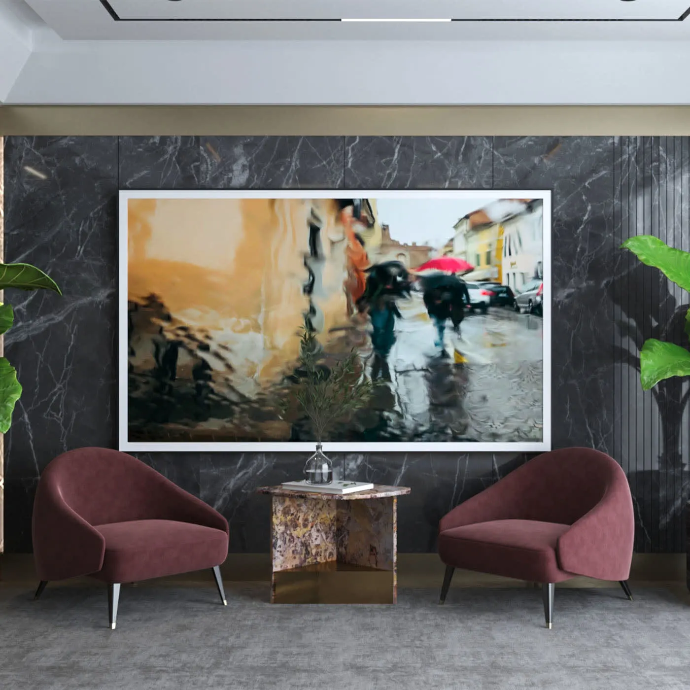 Liara Marble Side Table by Paolo Ciacci