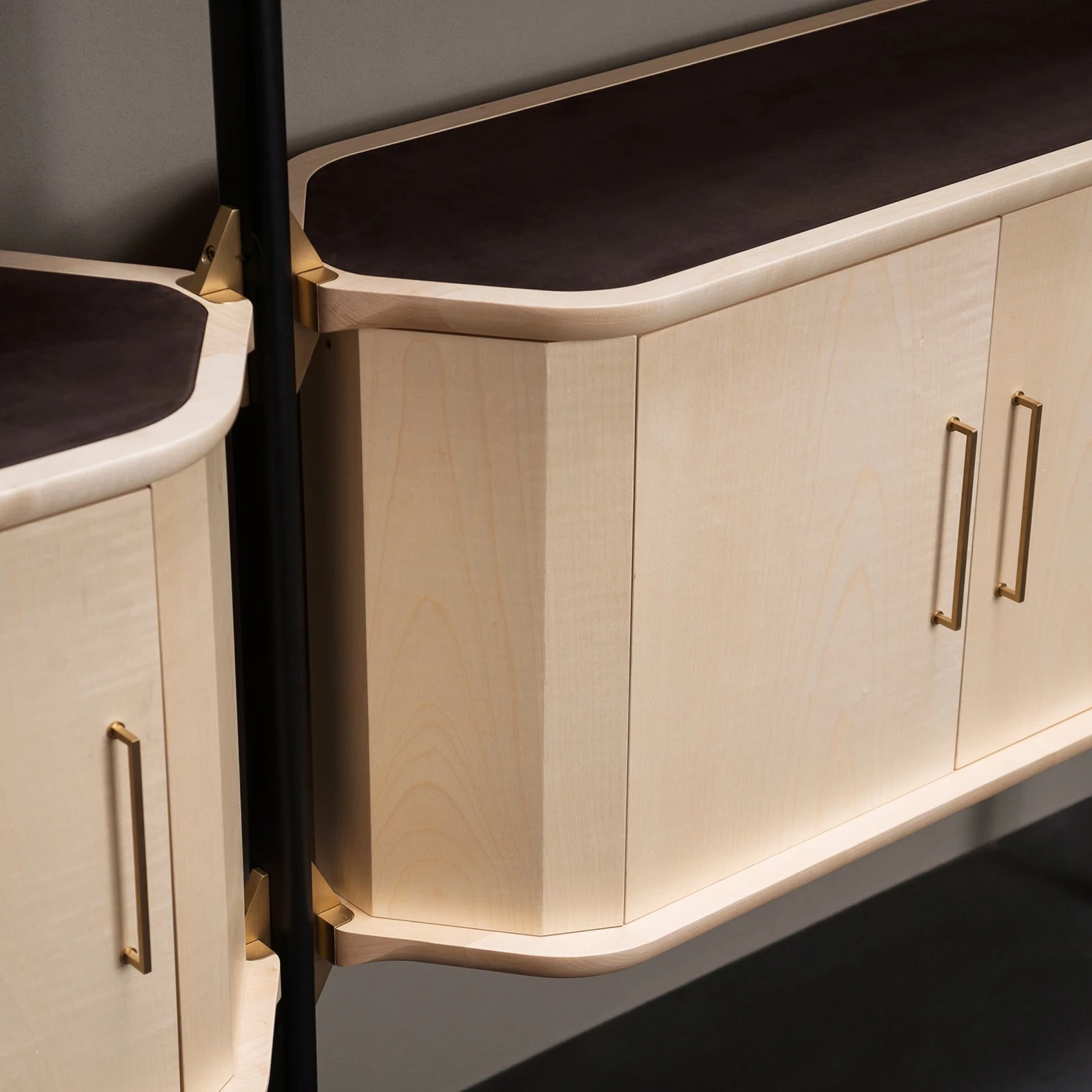 Libelle Wall Solid Maple Bookcase By Pietro Russo