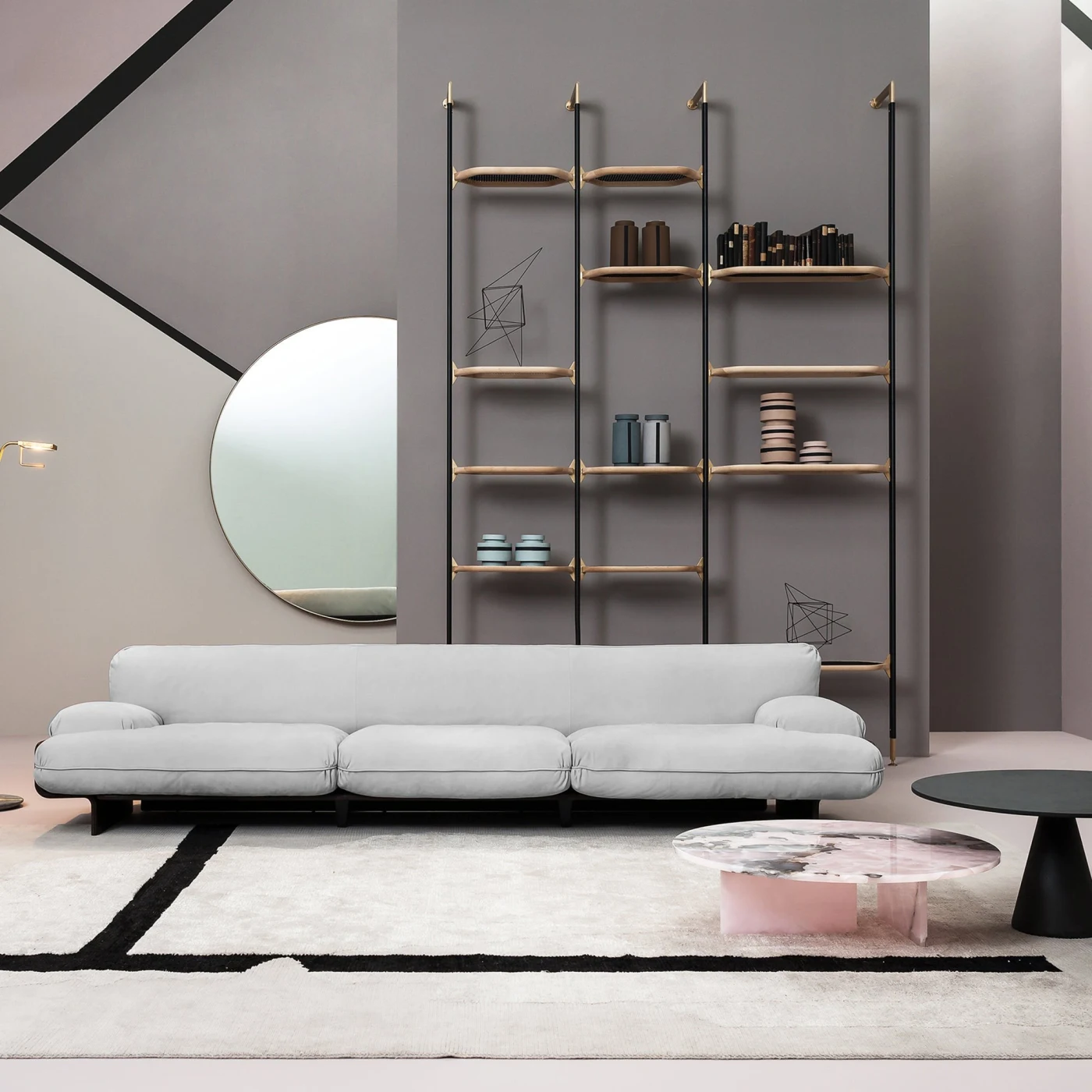 Libelle Wall Solid Maple Bookcase By Pietro Russo