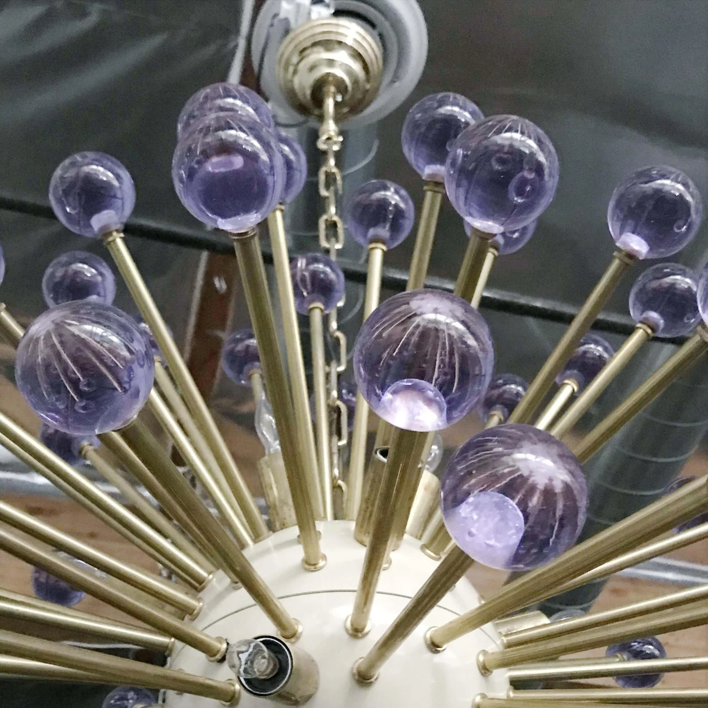 Lilac Burst Sputnik Chandelier