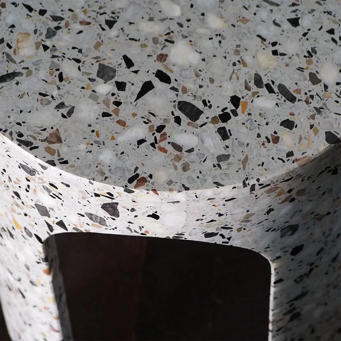 Loggia White Side Table