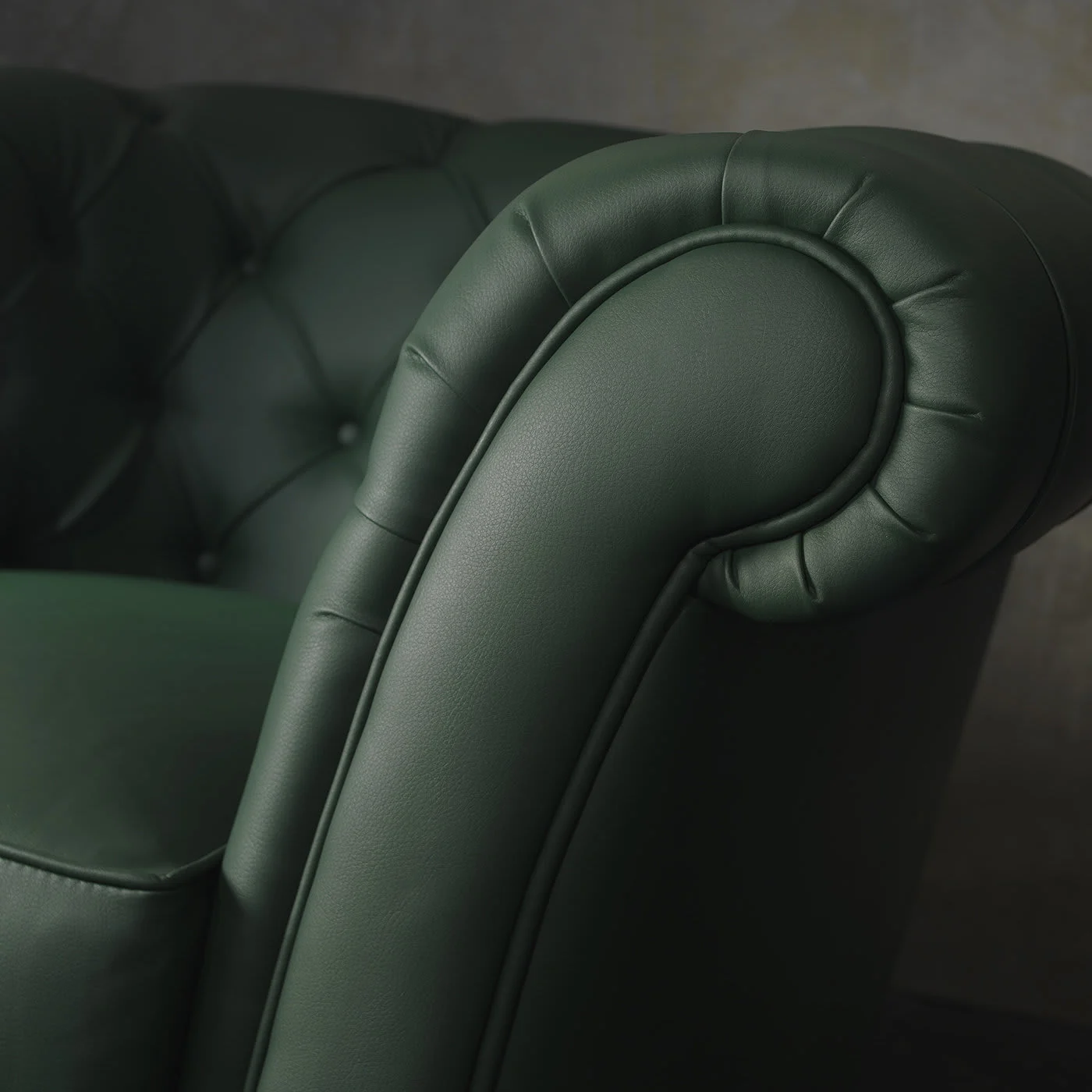 London Green Armchair
