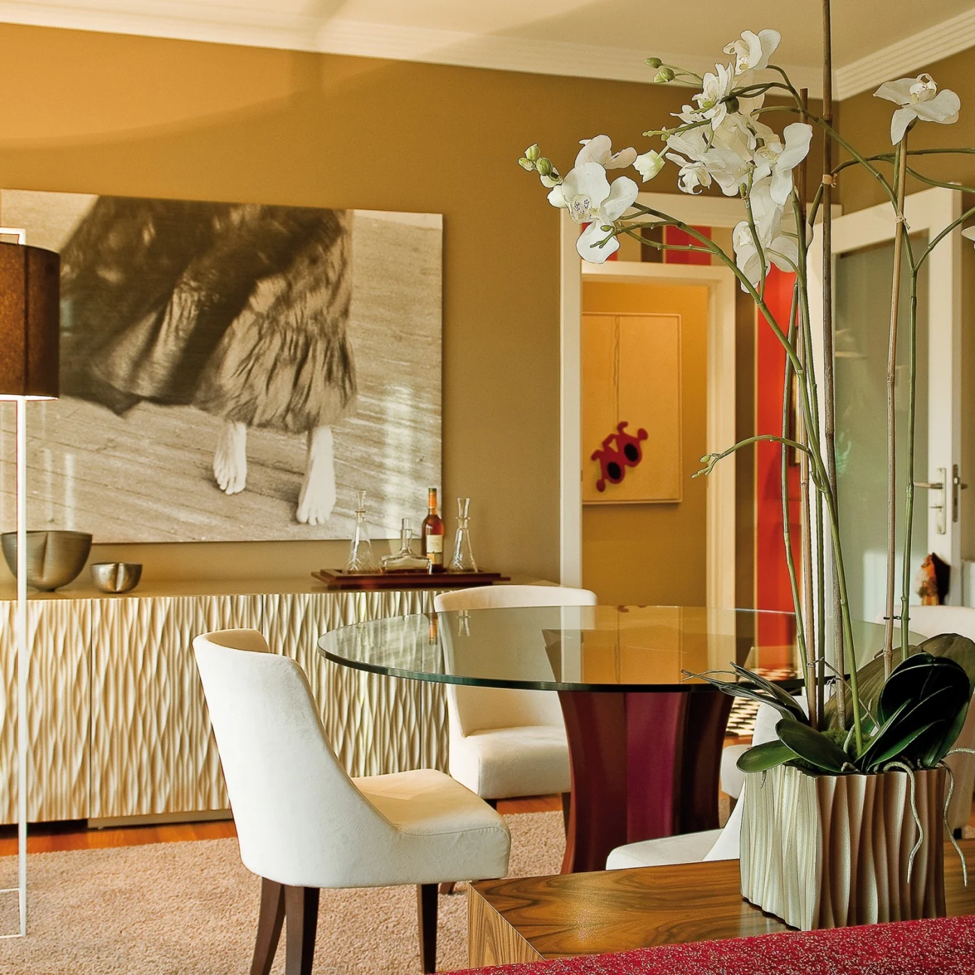 Loxi Violet Bordeaux Dining Table