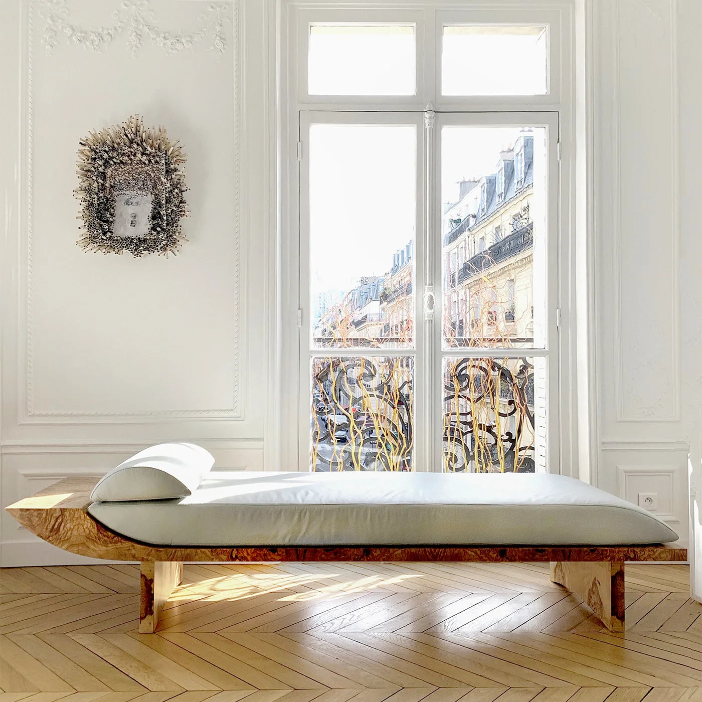 Lunabed Olive Briar Dormeuse by Brigitte Legeandre