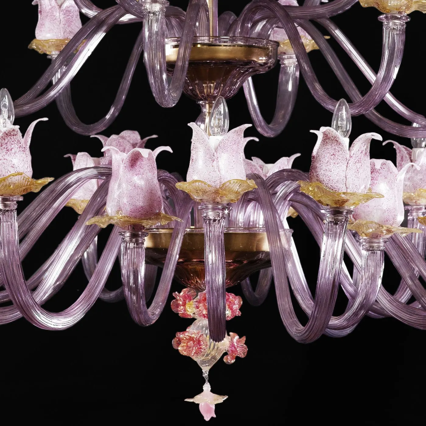 Magnolia Pink Chandelier