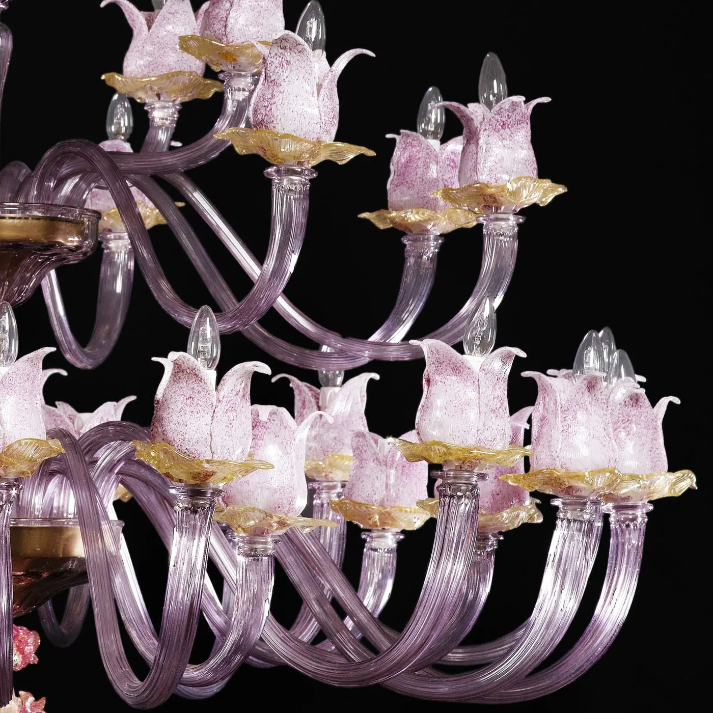 Magnolia Pink Chandelier