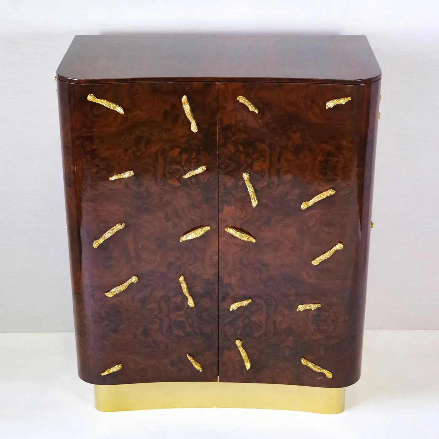 Mahogany Briar Root Cabinet
