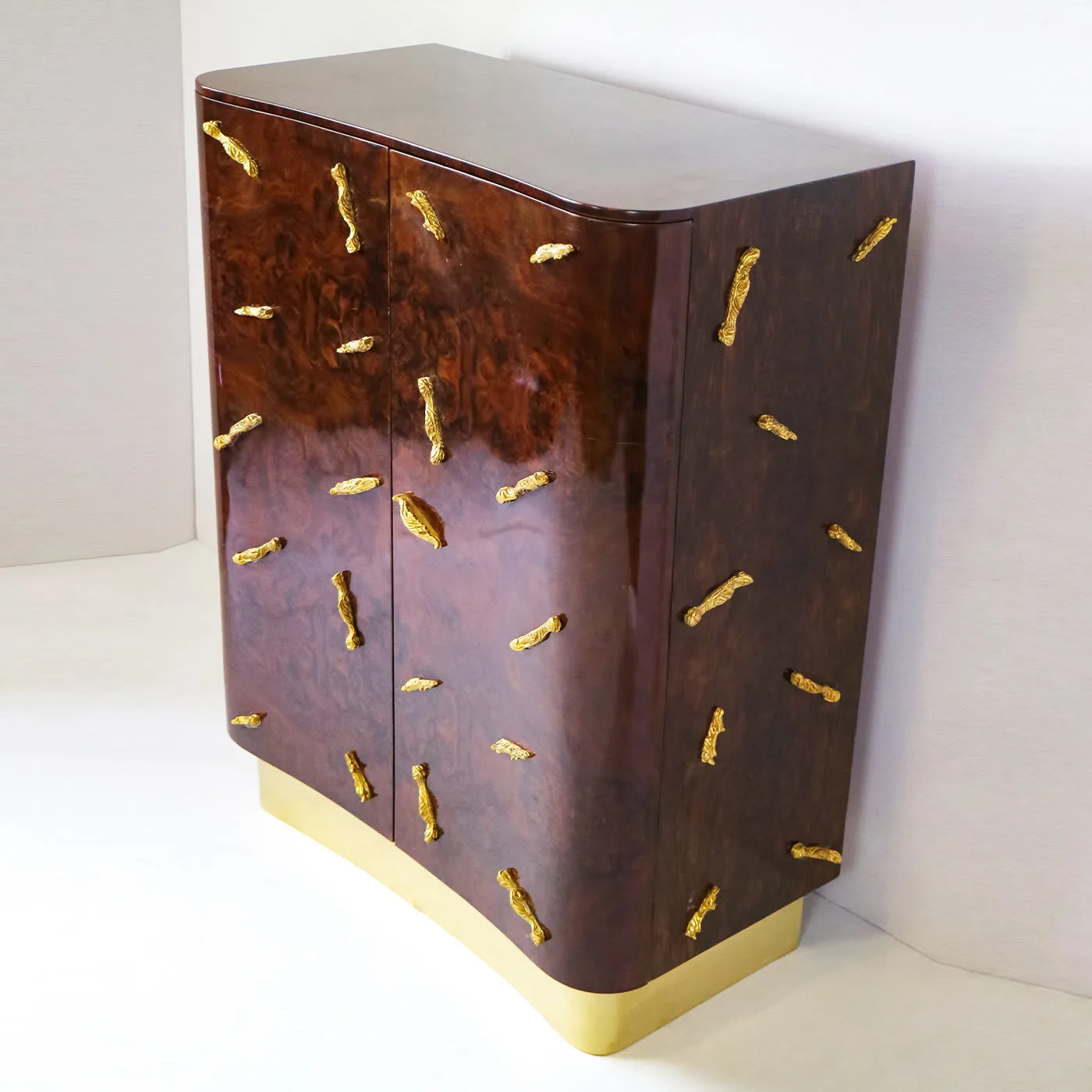 Mahogany Briar Root Cabinet