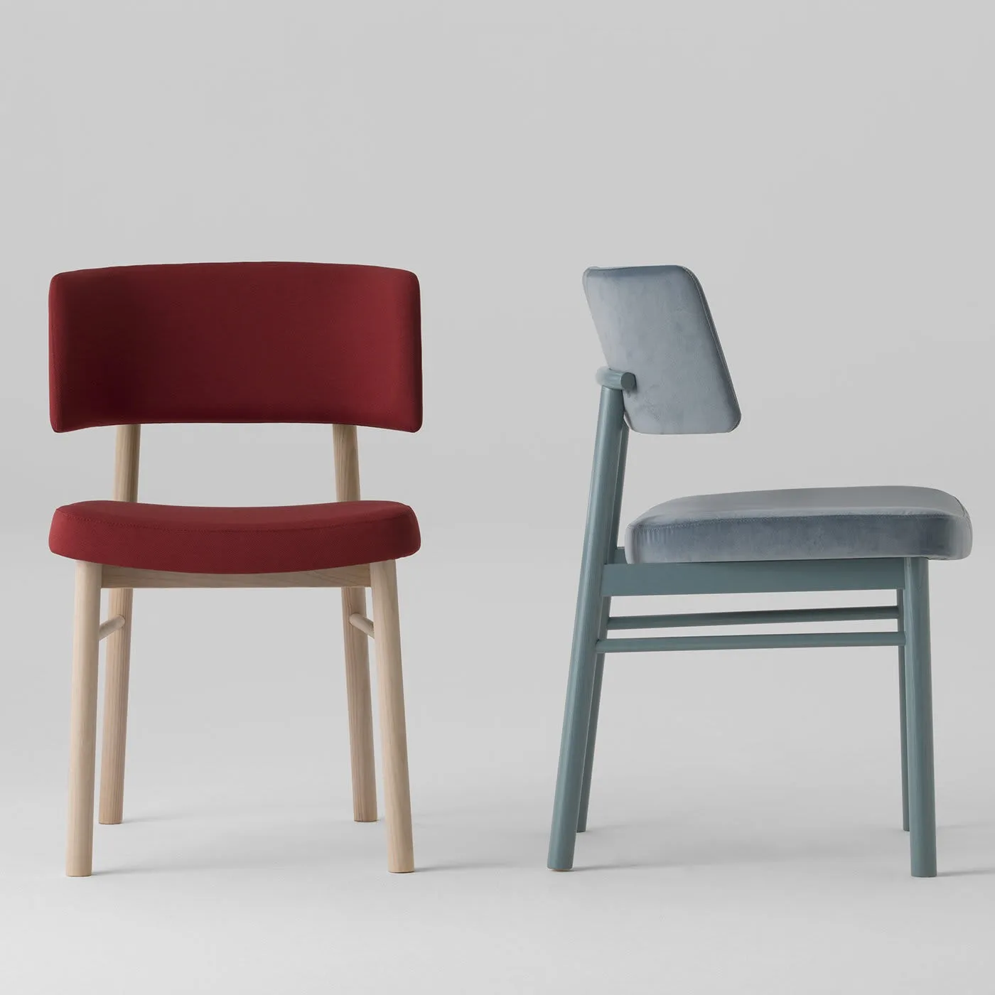 Marlen Le Burgundy Chair By EP Studio