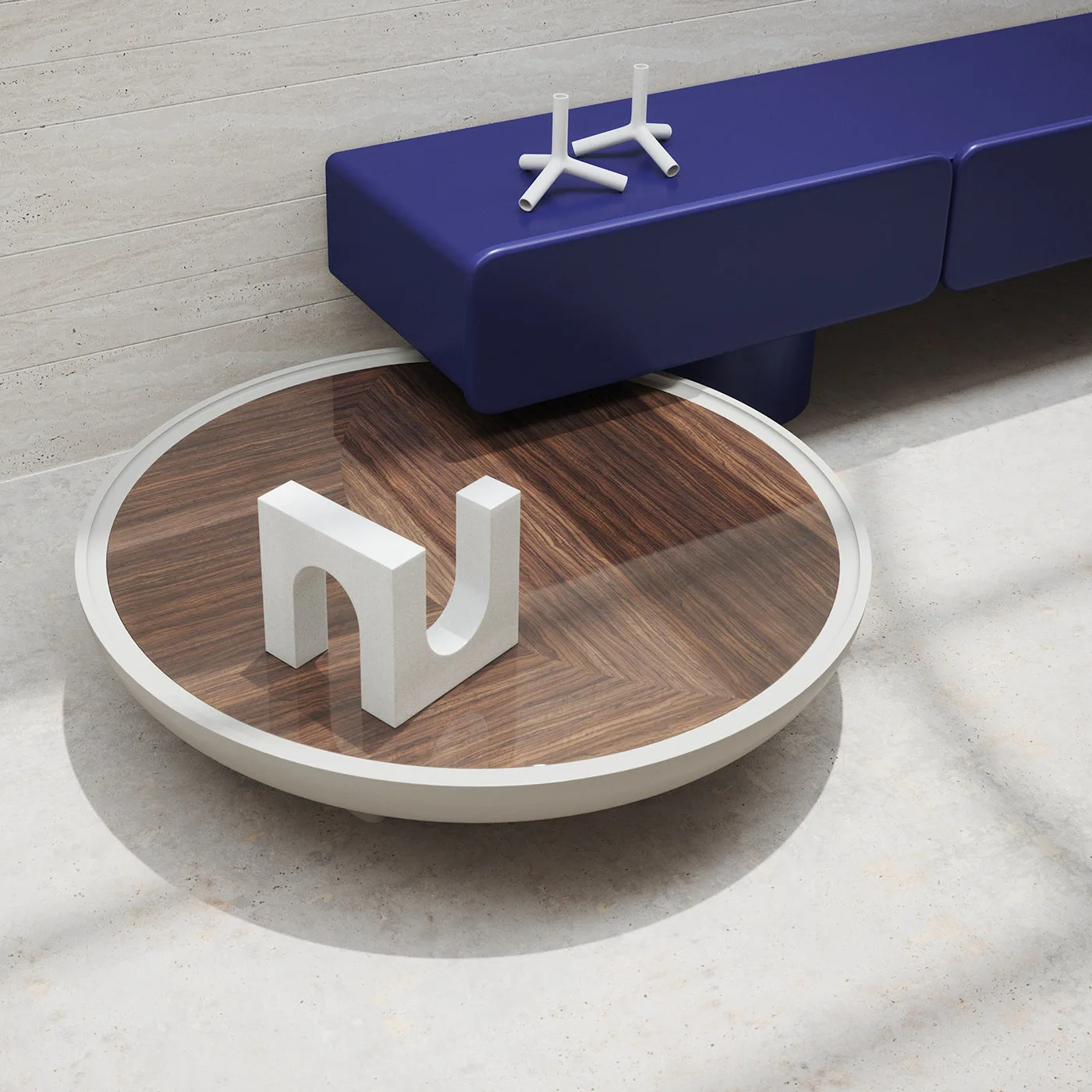 Marte Blue Notte Low Sideboard