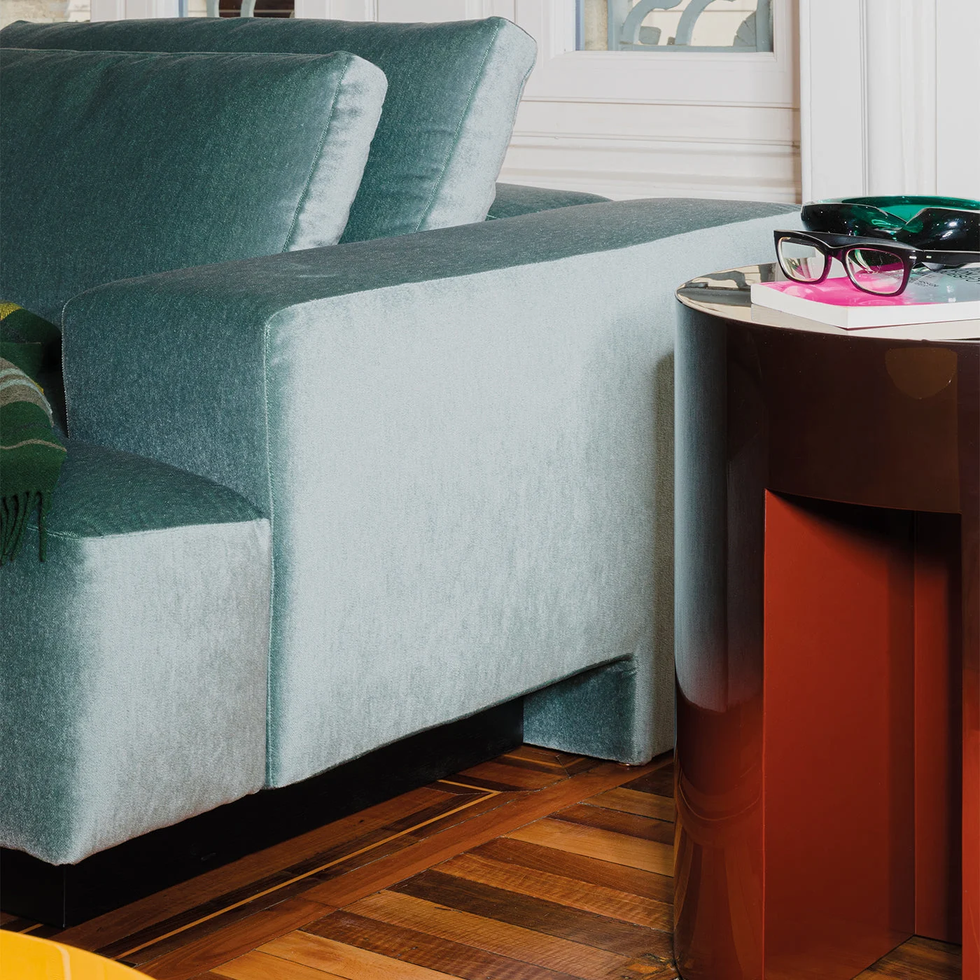 Maryland Honey Yellow Accent Table