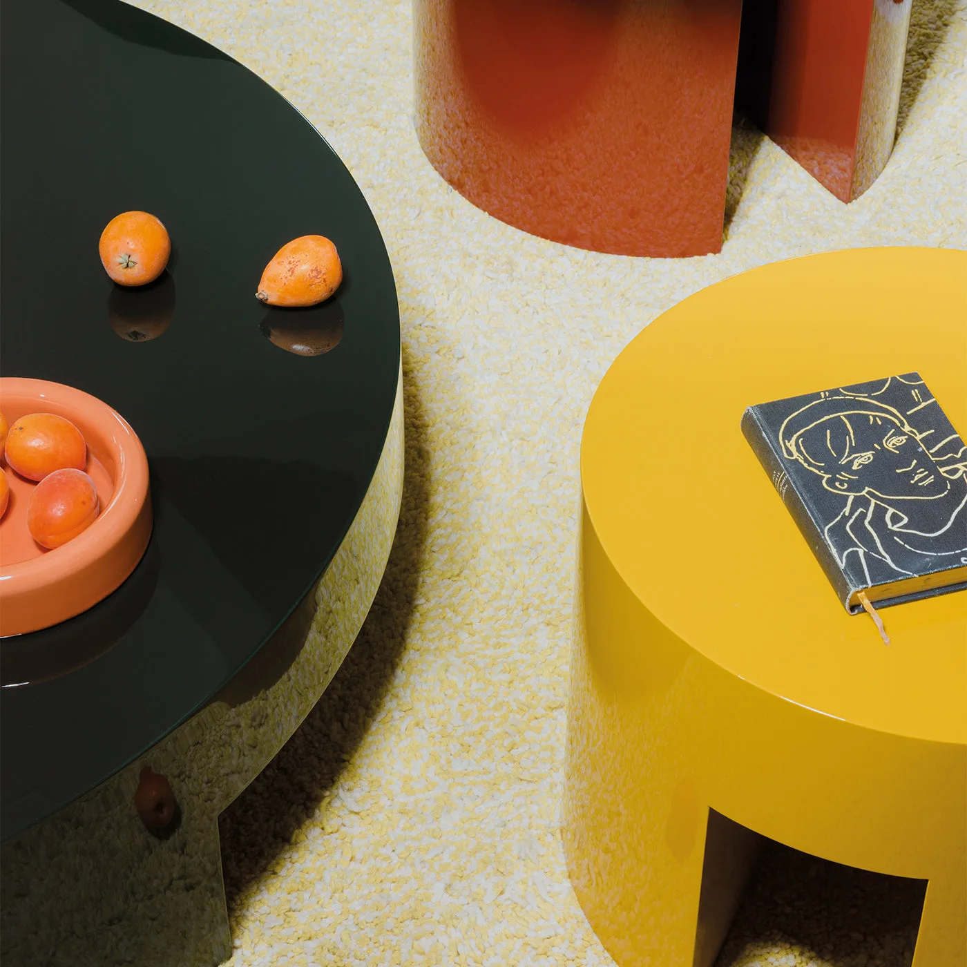 Maryland Honey Yellow Low Coffee Table