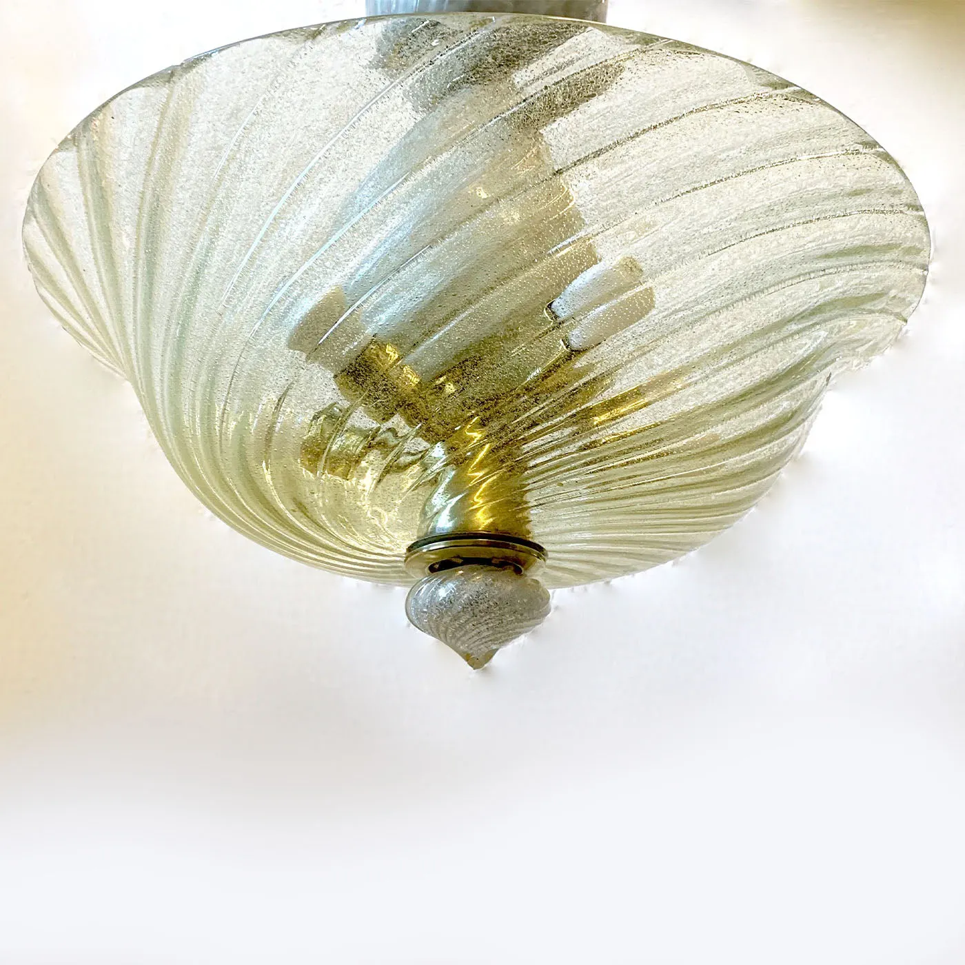 Mazzega 1970 Murano Glass Chandelier