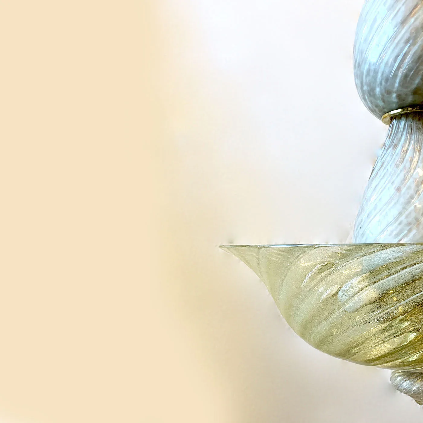 Mazzega 1970 Murano Glass Chandelier